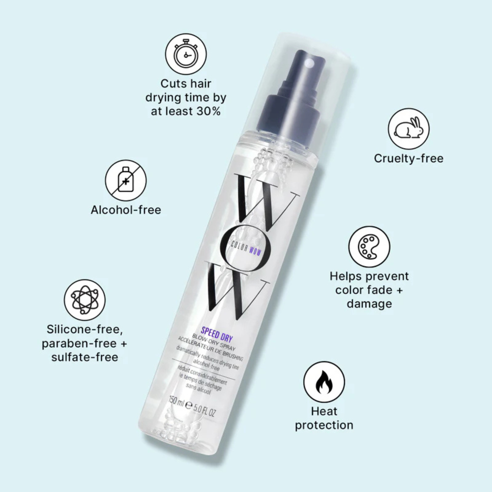 CT-17672_Color Wow Speed Dry Blow-Dry Spray - 150 ml