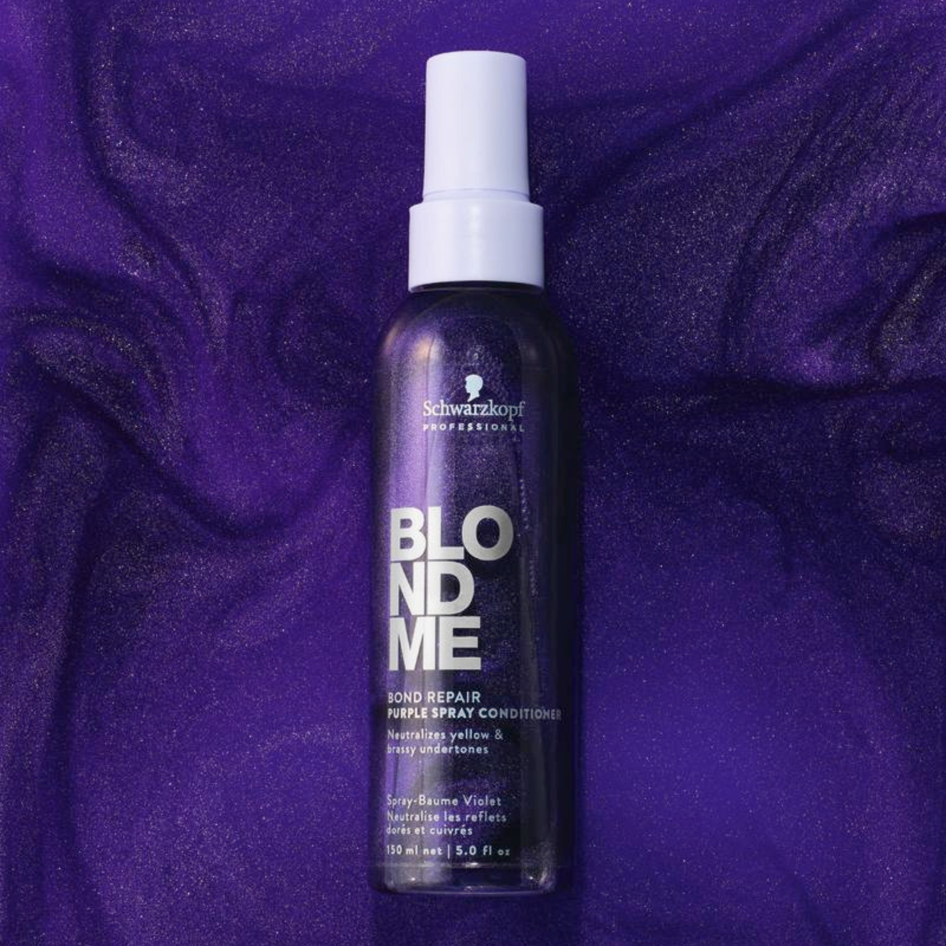 CT-17610_Schwarzkopf Professional BLONDME Bond Repair Lila Spray Conditioner - 150 ml