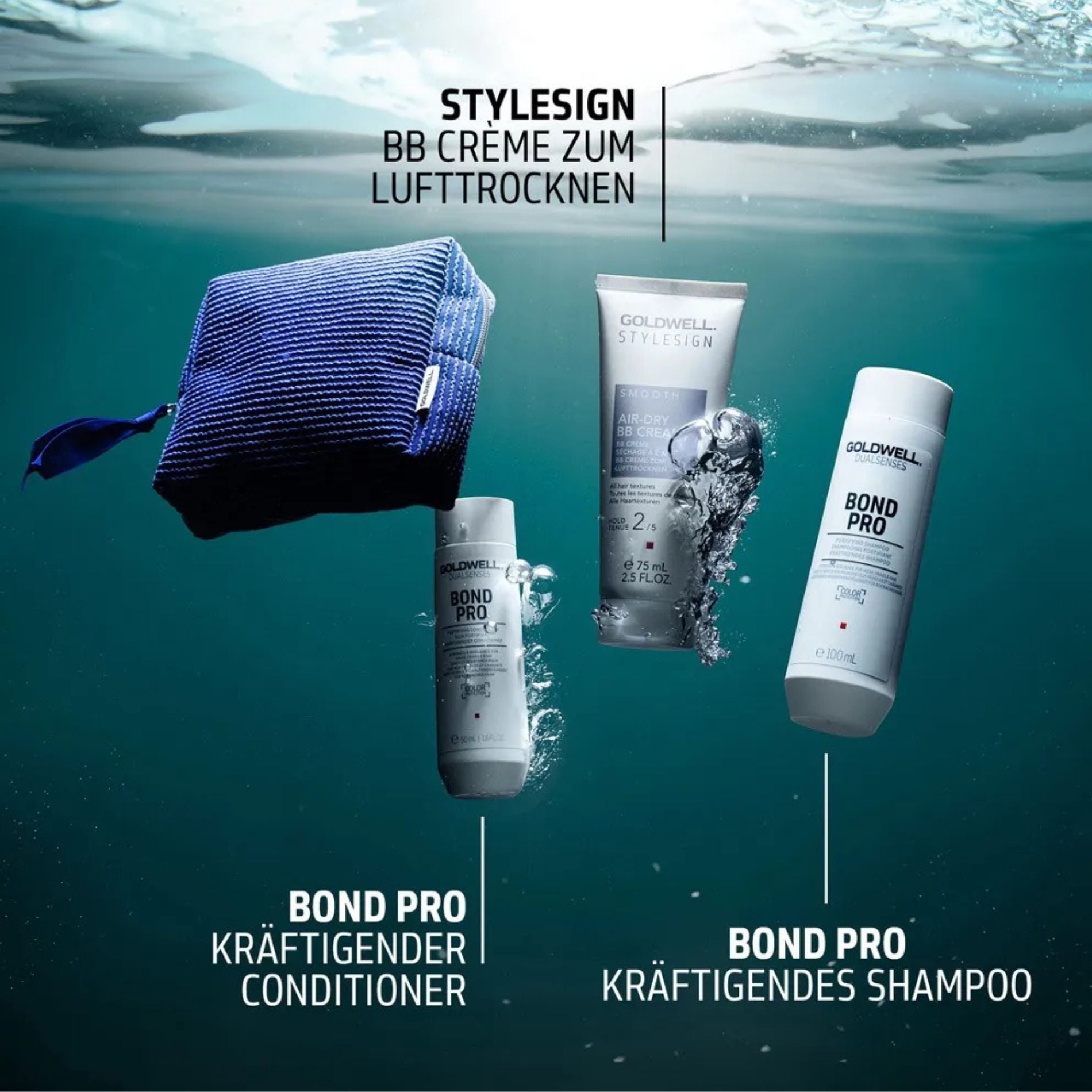 CT-17737_Goldwell Dualsenses Bond Pro Travel Kit Shampoo + Pflegemittel + Creme