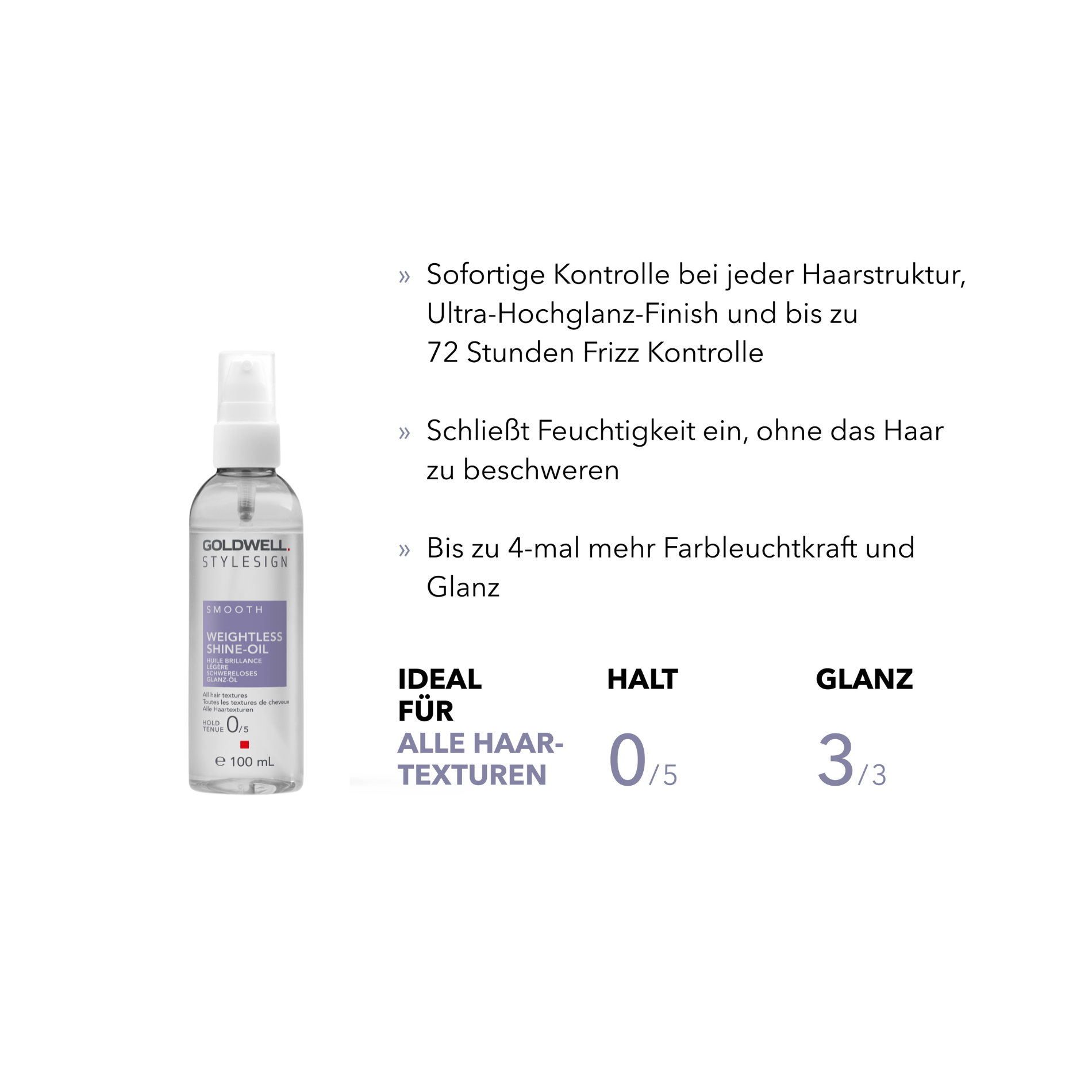 Goldwell Stylesign Smooth Schwereloses Glanz-öl