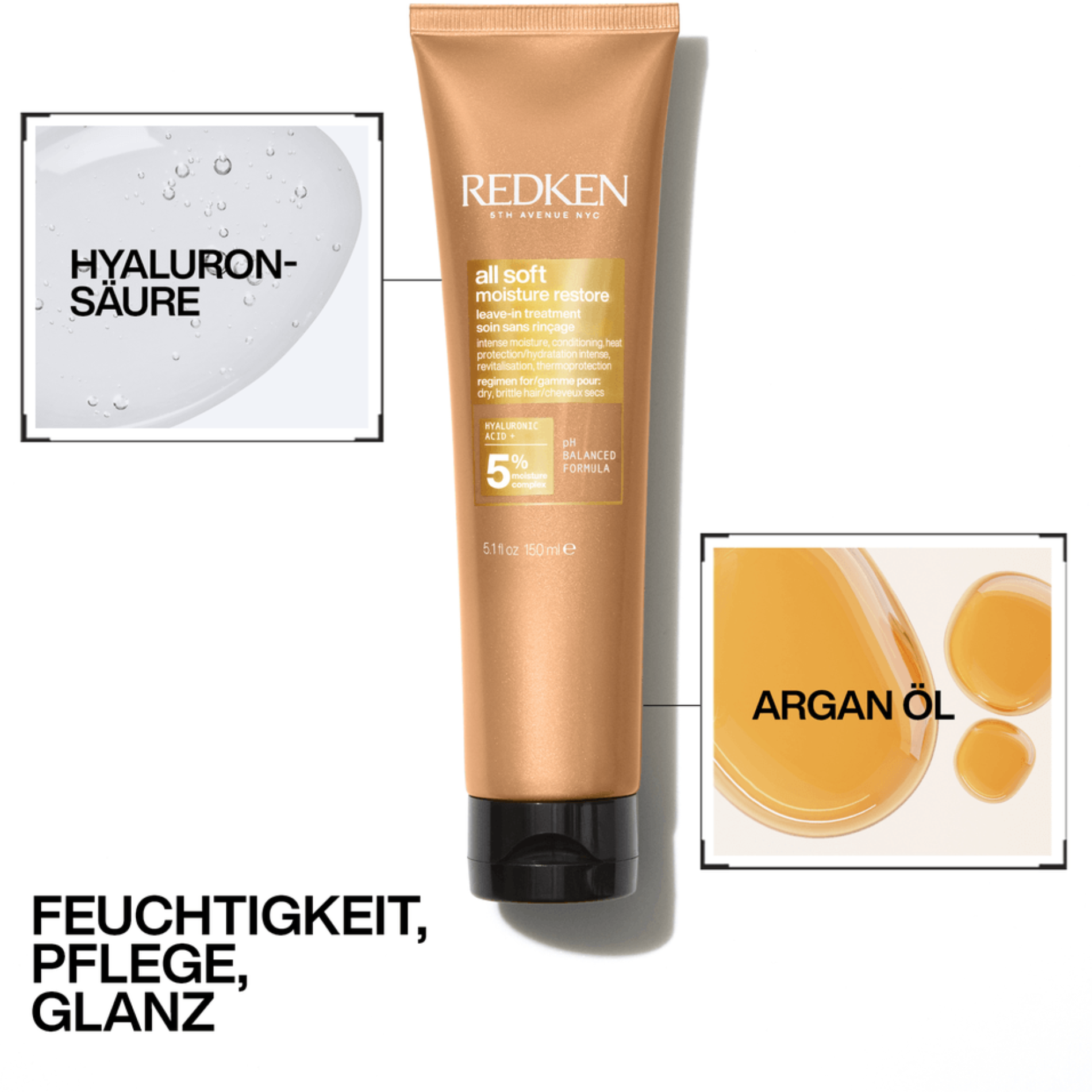 CT-17080_Redken All Soft Moisture Restore Leave In - 150 ml