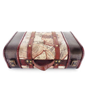 CT-13066_Dear Barber Dear Barber Leerer großer Vintage-Holzkoffer mit Schaumstoffeinsatz