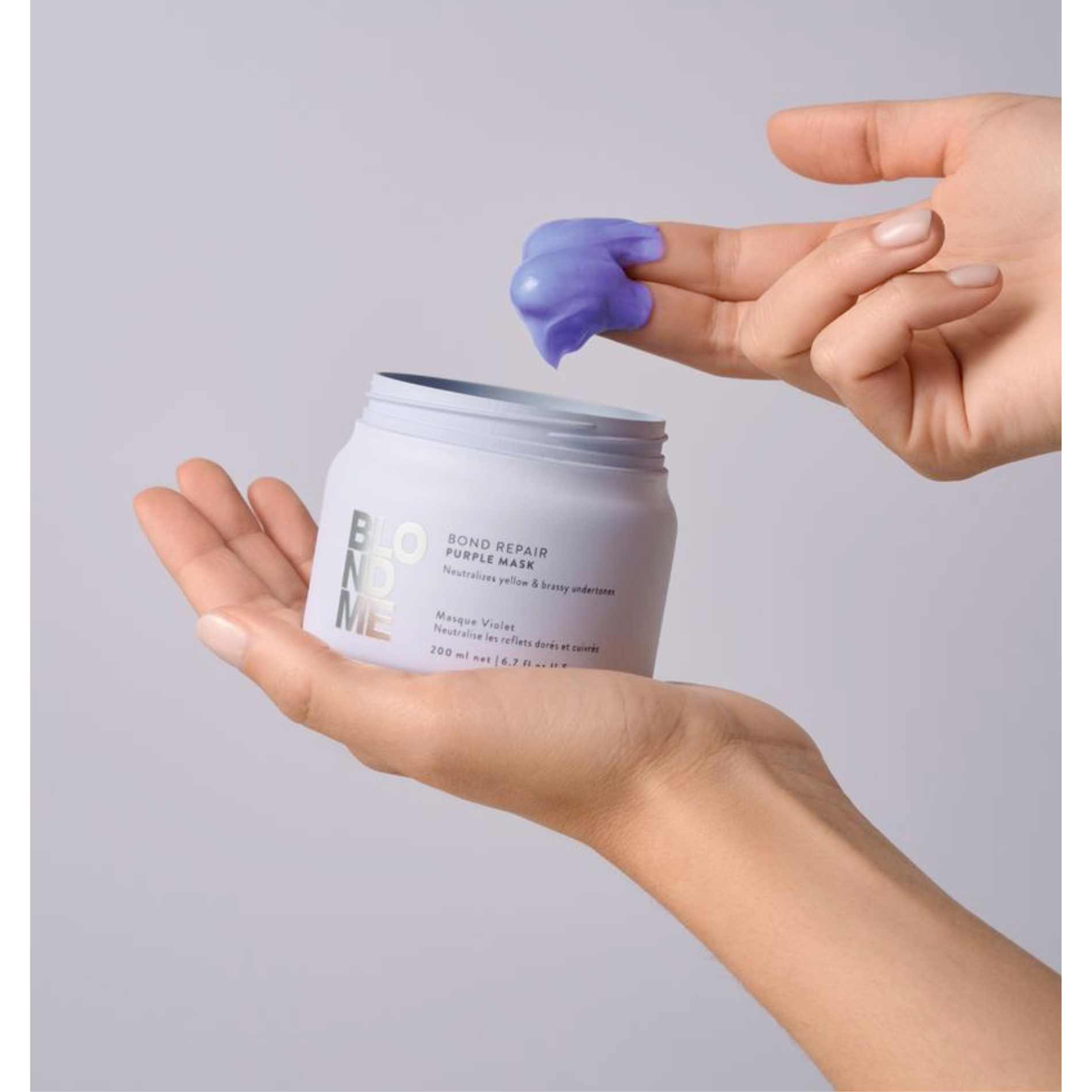 Schwarzkopf Professional BLONDME Bond Repair Lila Mask