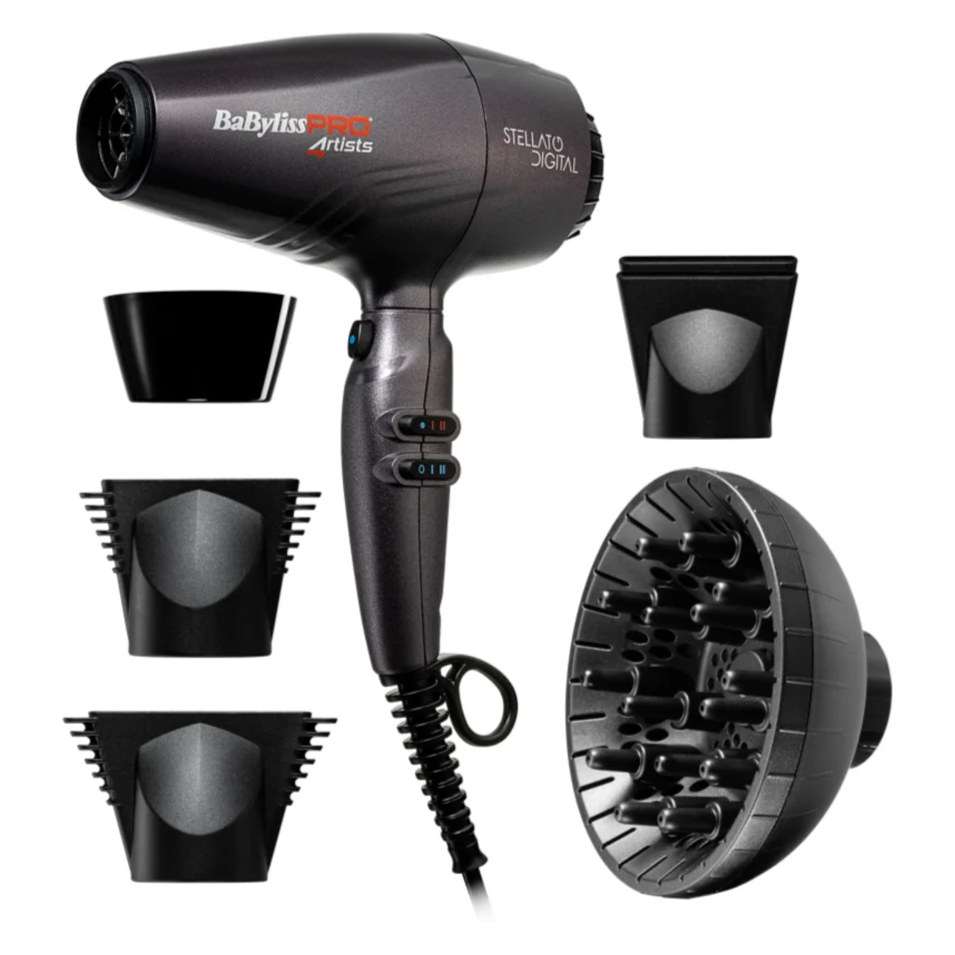 BaByliss Pro 4 Artists BAB7500IE Stellato Digital Haartrockner