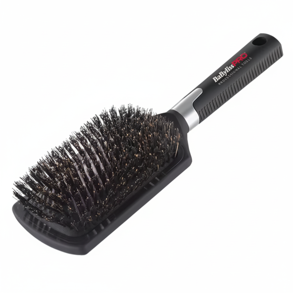 CT-15054_BaByliss Pro Haarbürste Mit Wildschweinborsten (Paddelbürste)