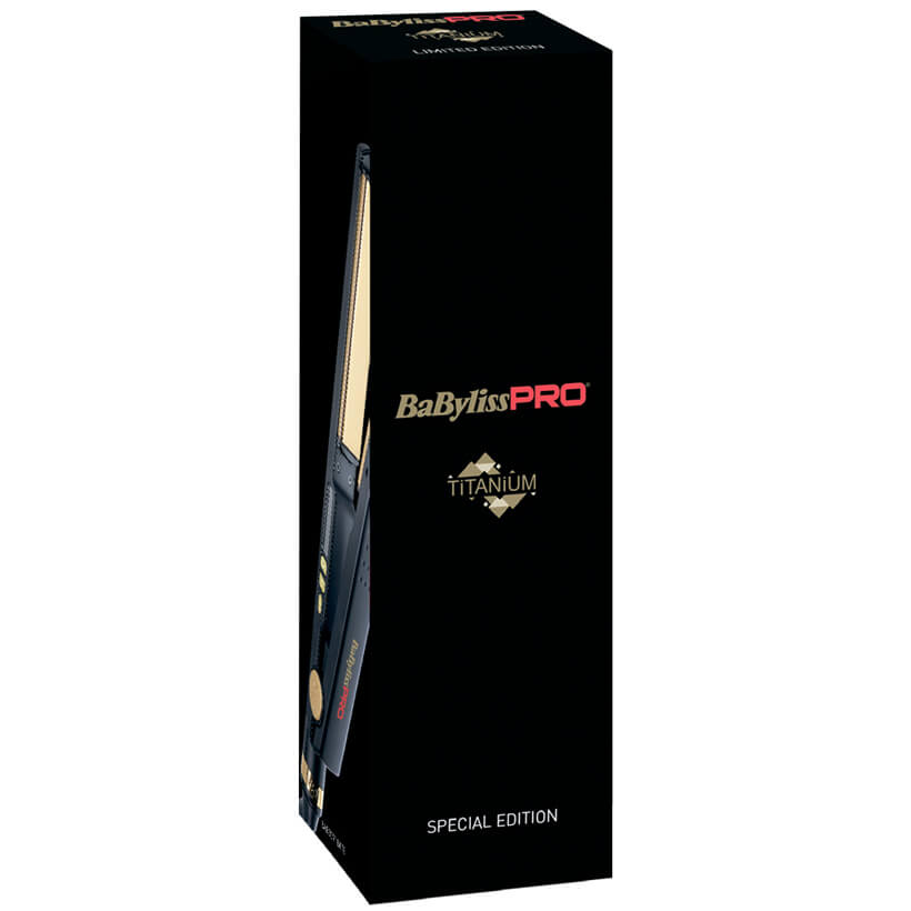 CT-12654_BaByliss Pro BAB3091BKTE Black Titanium Glätteisen (Haarglätter)