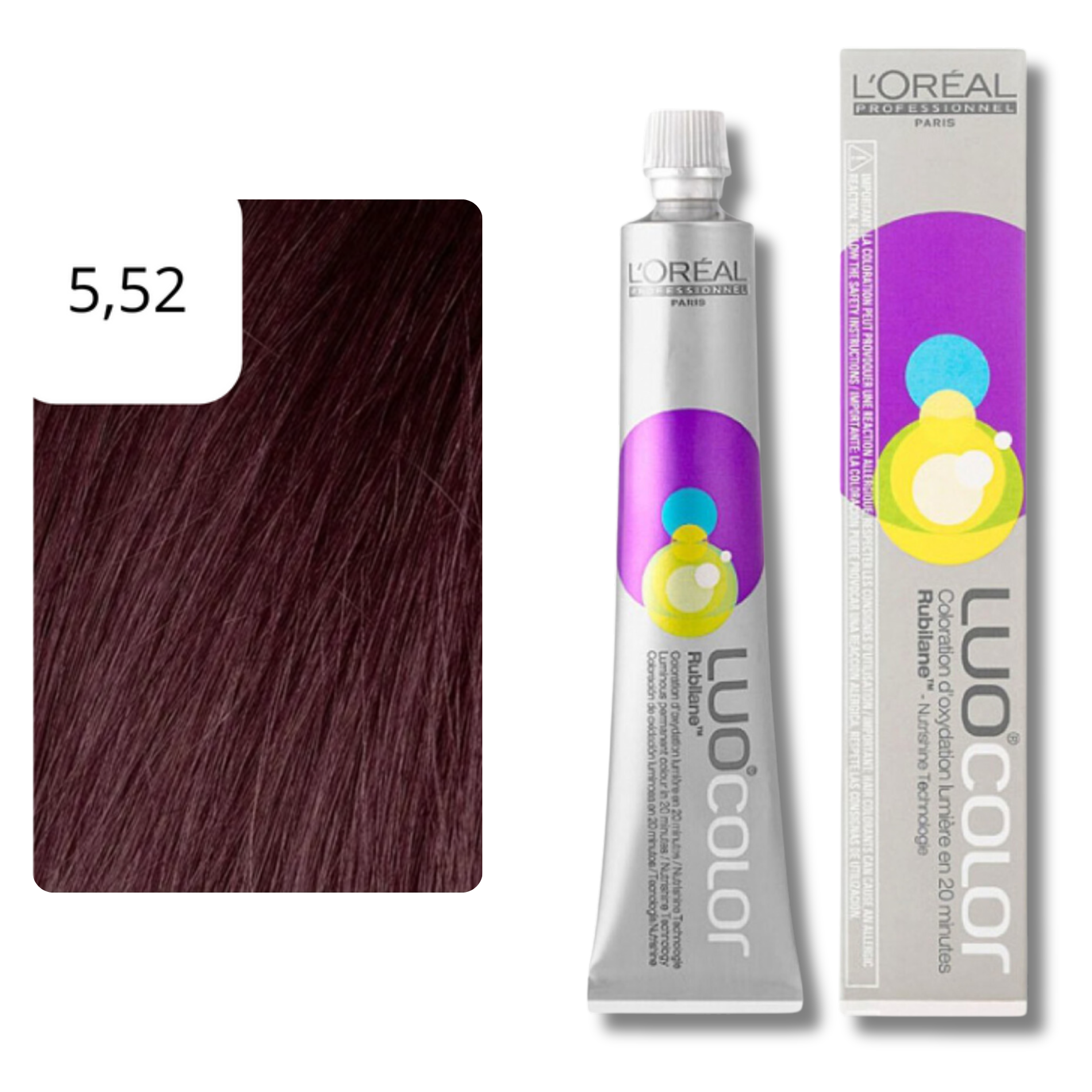 CT-10094.18_L'Oréal Professionnel Luocolor Haarfarbe - 5,52 Hellbraun Mahagoni Irisé