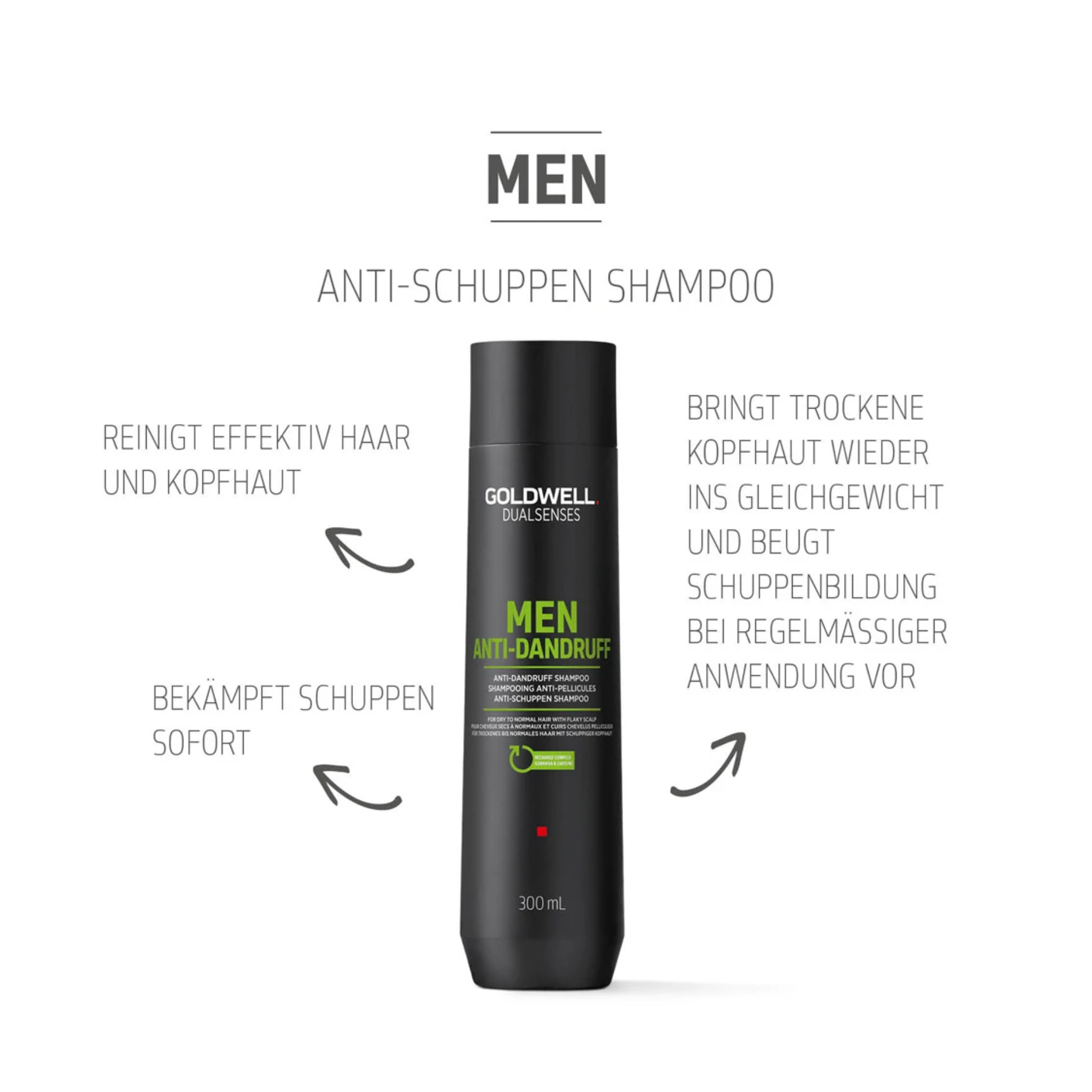 CT-15693_Goldwell Dualsenses Men Anti Schuppen Shampoo 300ml