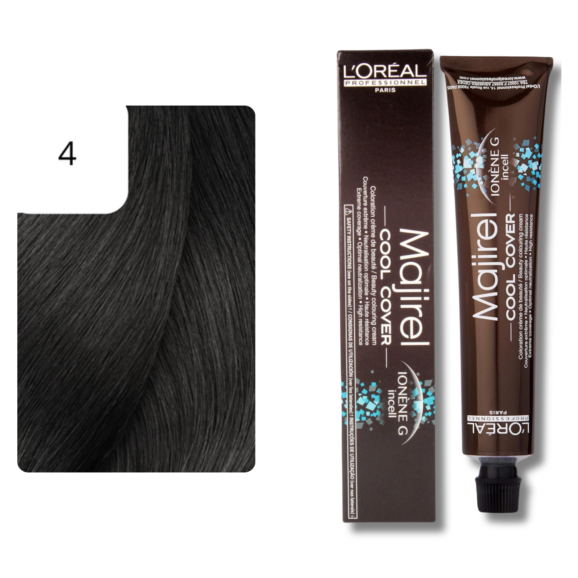 CT-10086_L'Oréal Professionnel Majirel Cool Cover Haarfarbe - 50 ml > 4 Mittelbraun