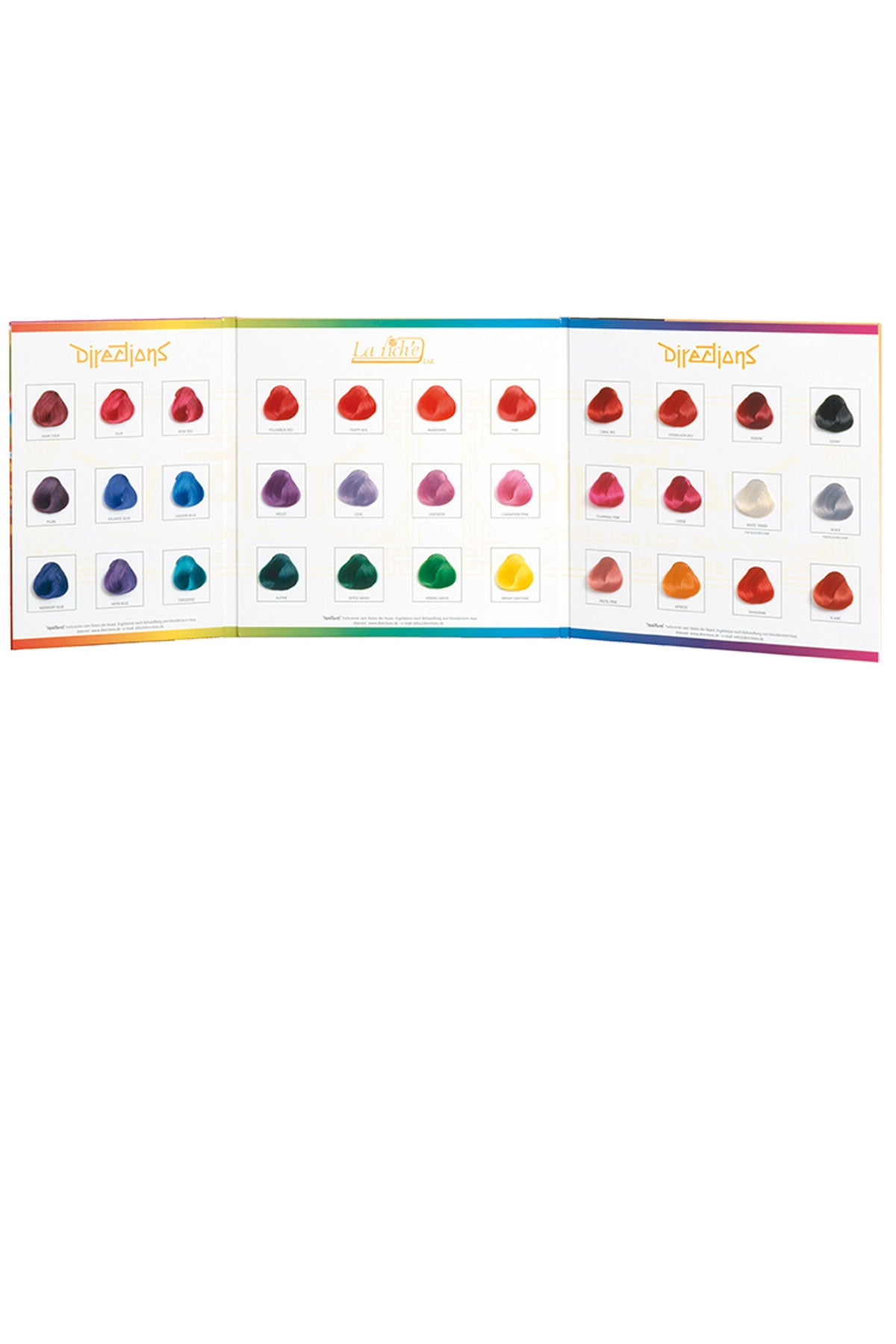Directions Farbkarte Haircolour