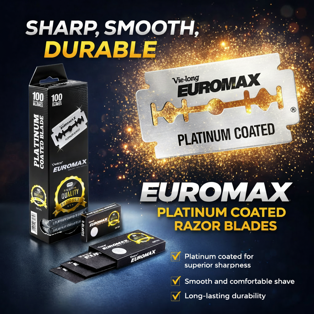 Euromax Platinum Coated Rasierklingen 