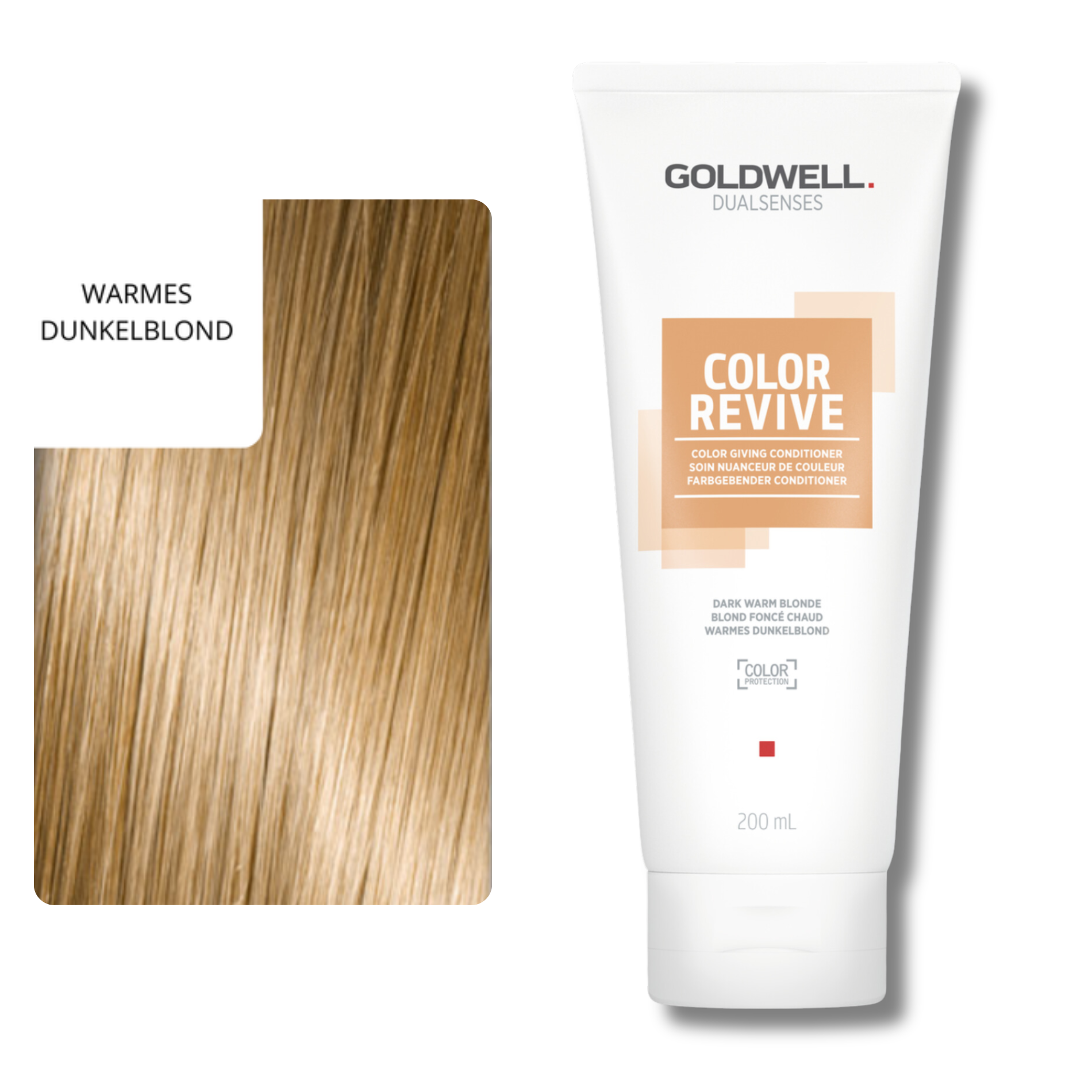 CT-11501.3_Goldwell Dualsenses Color Revive Farbgebender Conditioner - 200 ml WARMES DUNKELBLOND