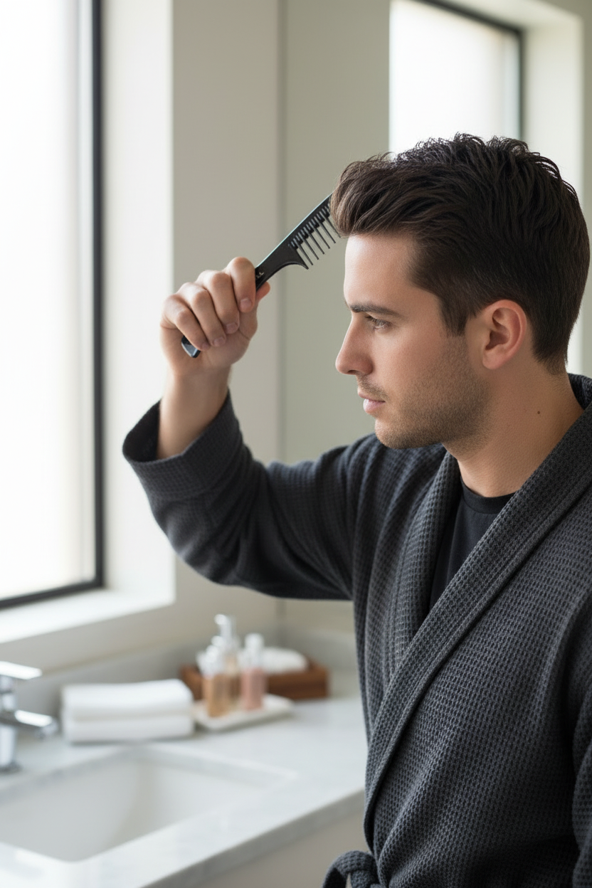  Goldwell Grobzahniger Kamm Mit Griff 