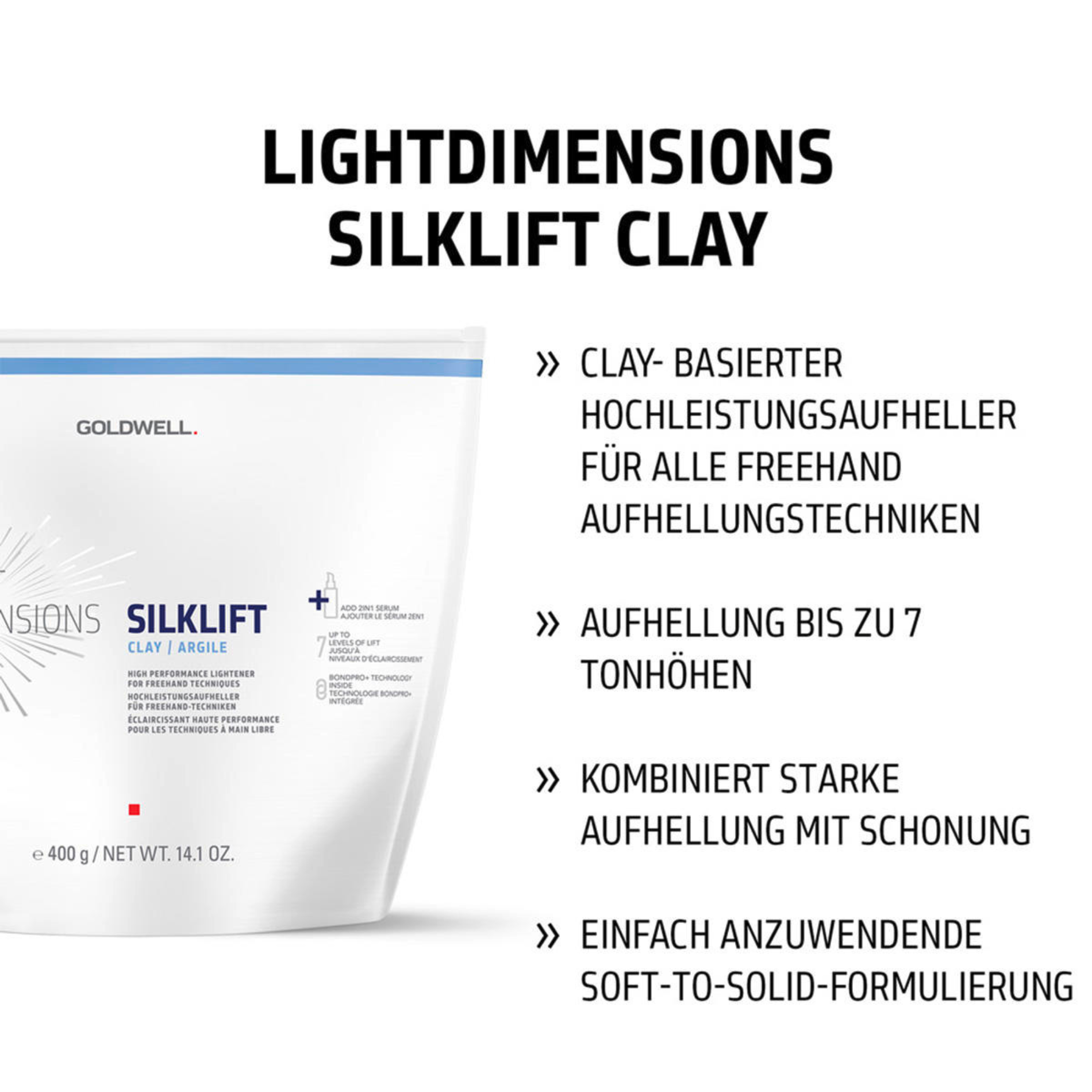 CT-17728_Goldwell Light Dimensions Silklift Clay - 400 g