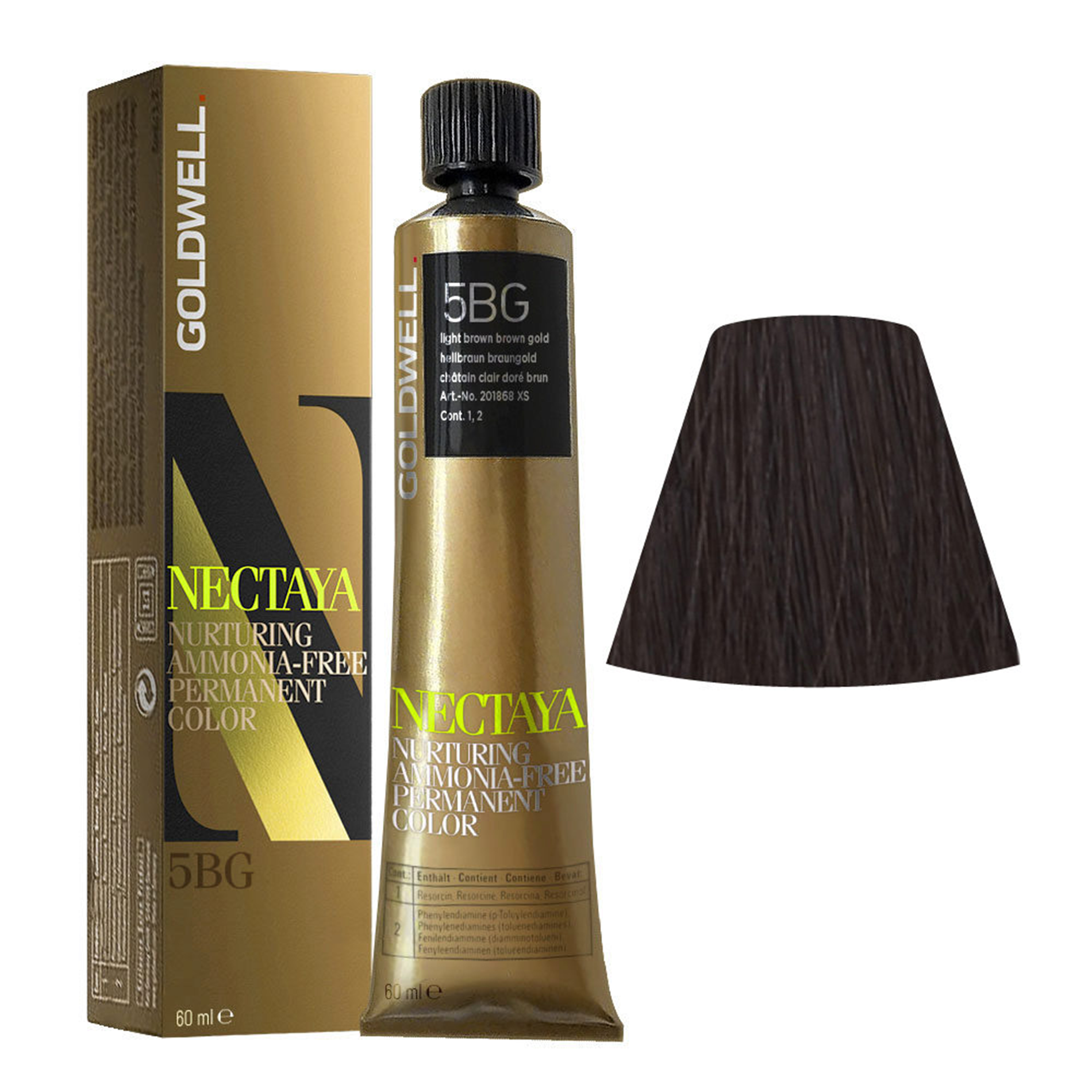 CT-10026.4_Goldwell Nectaya Tube 60ml < 5BG - hellbraun braungold