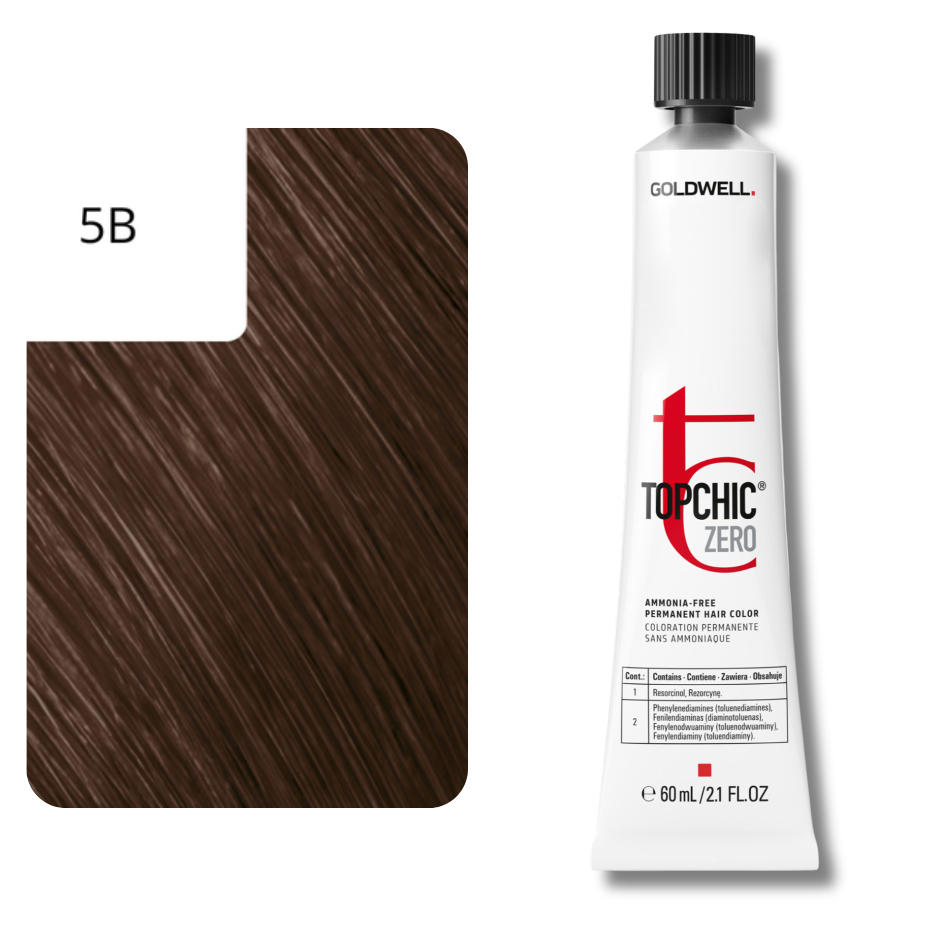 CT-17026_Goldwell Topchic Zero Permanente Haarfarbe 60 ml 5B - brasil