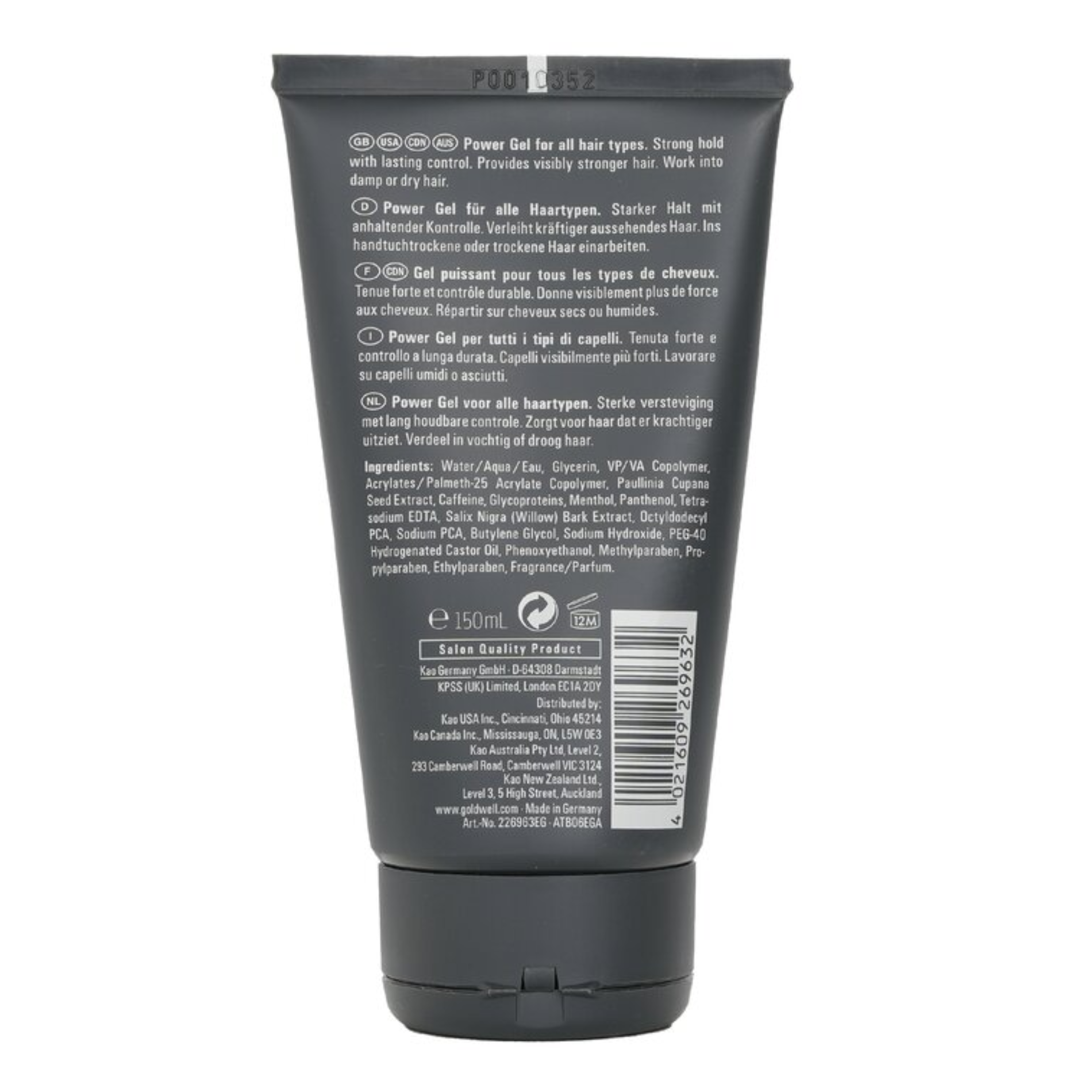 CT-16585_Goldwell Dualsenses Men Power Gel - 150 ml