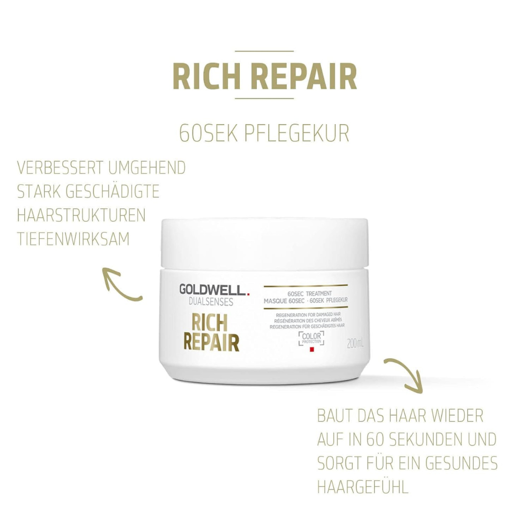 Goldwell Dualsenses Rich Repair 60 Sek Pflegekur