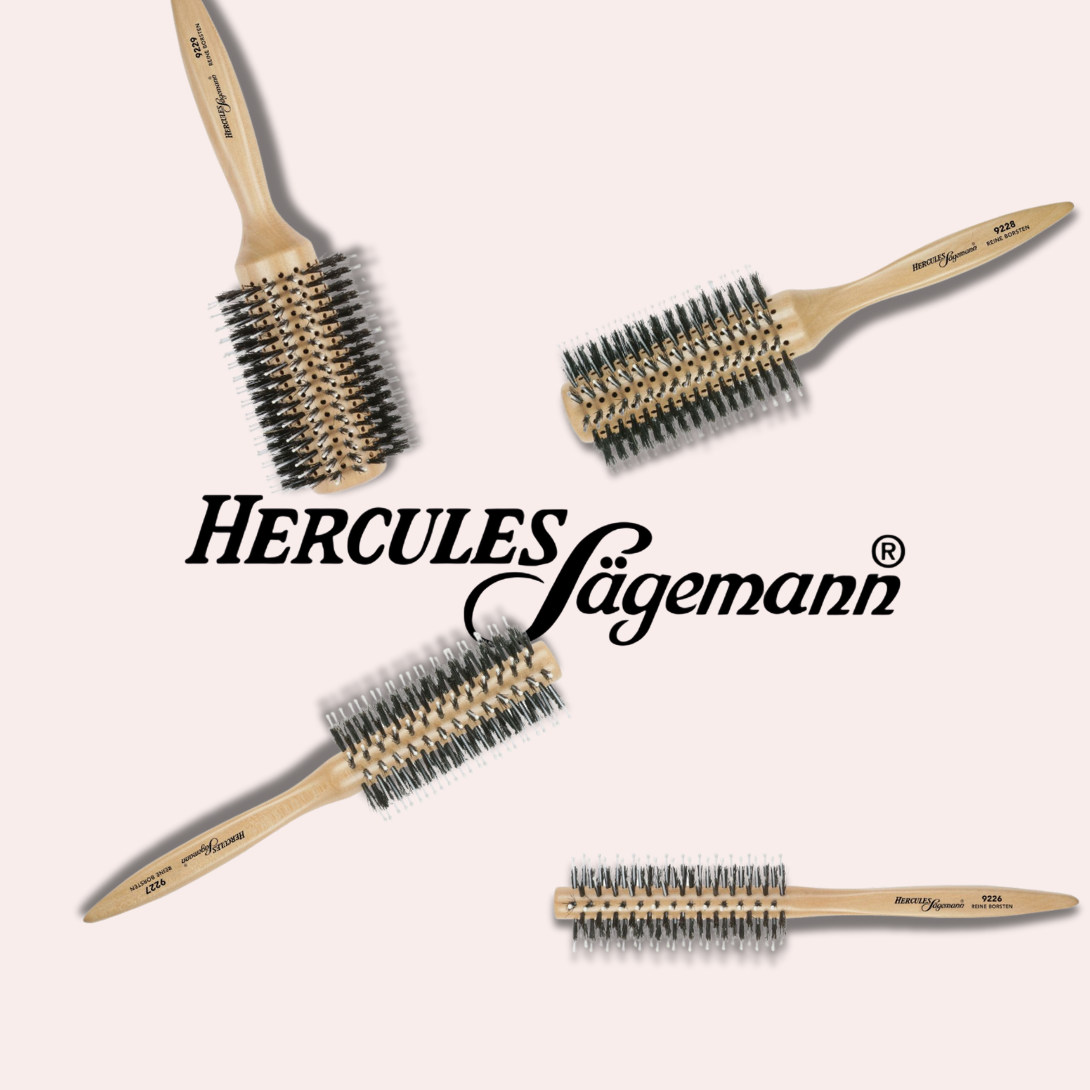 Hercules Sägemann Rundbürste Holzgriff