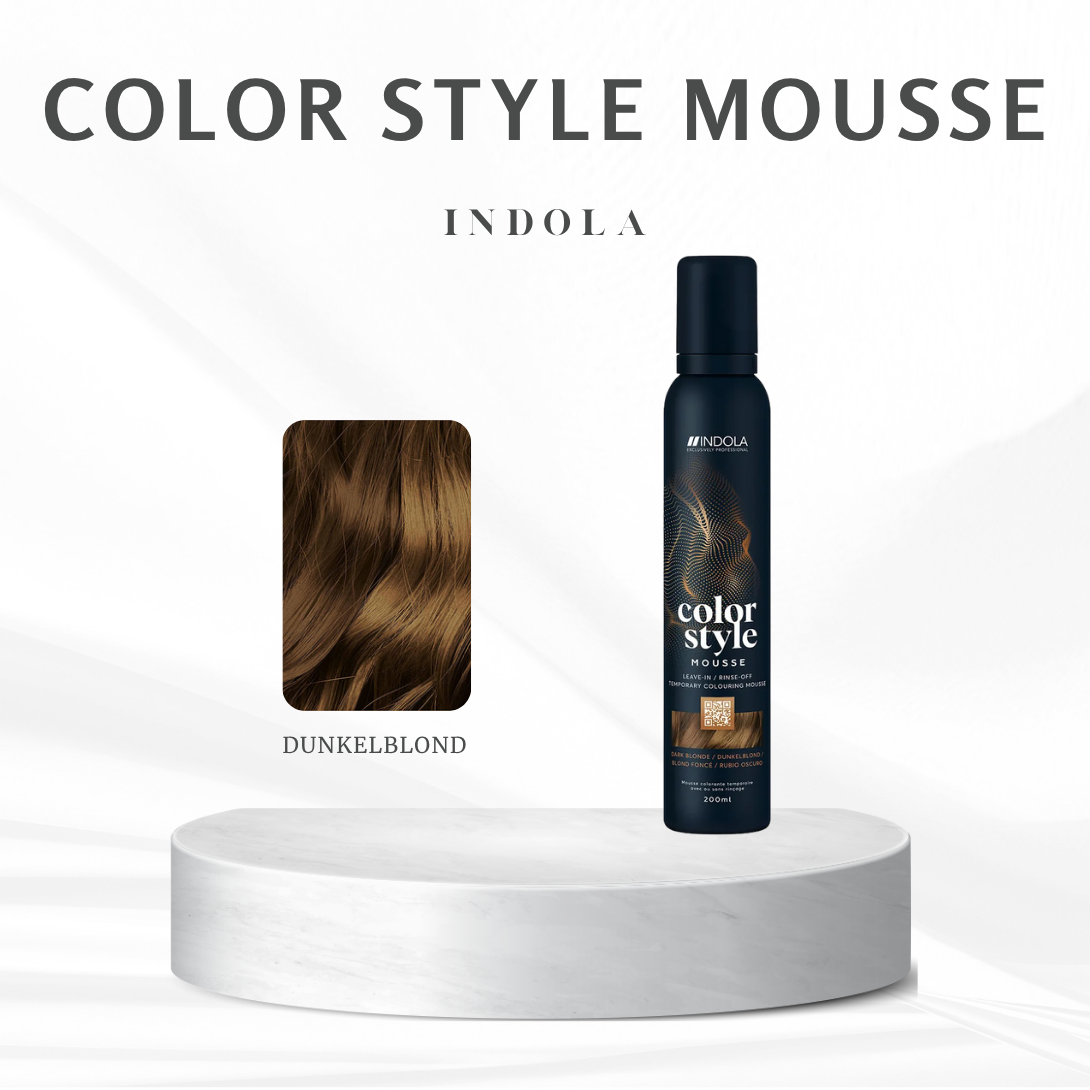 CT-18275.2_Indola Color Style Mousse Dunkelblond - 200 ml