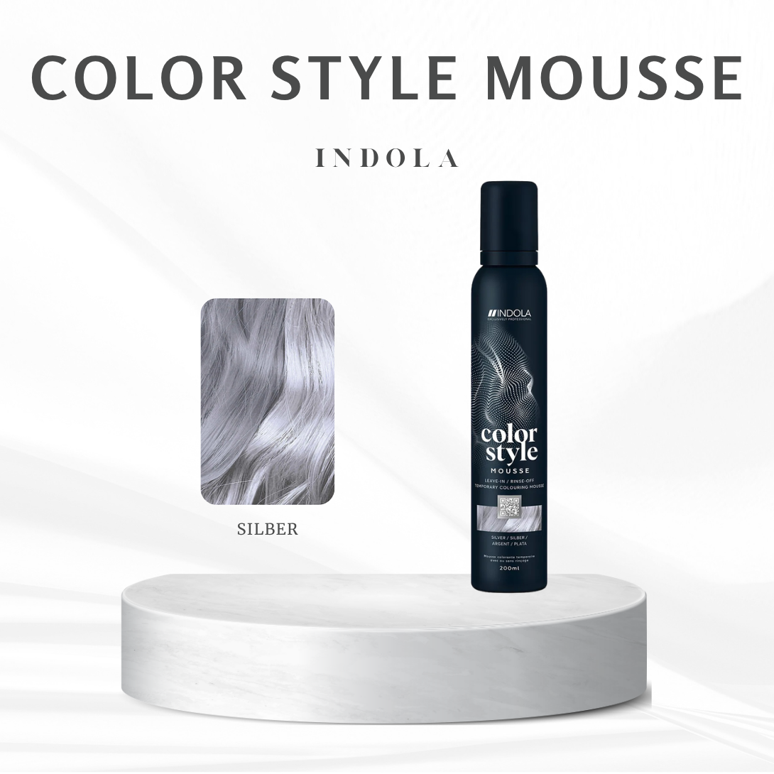 CT-18275.1_Indola Color Style Mousse Silber - 200 ml