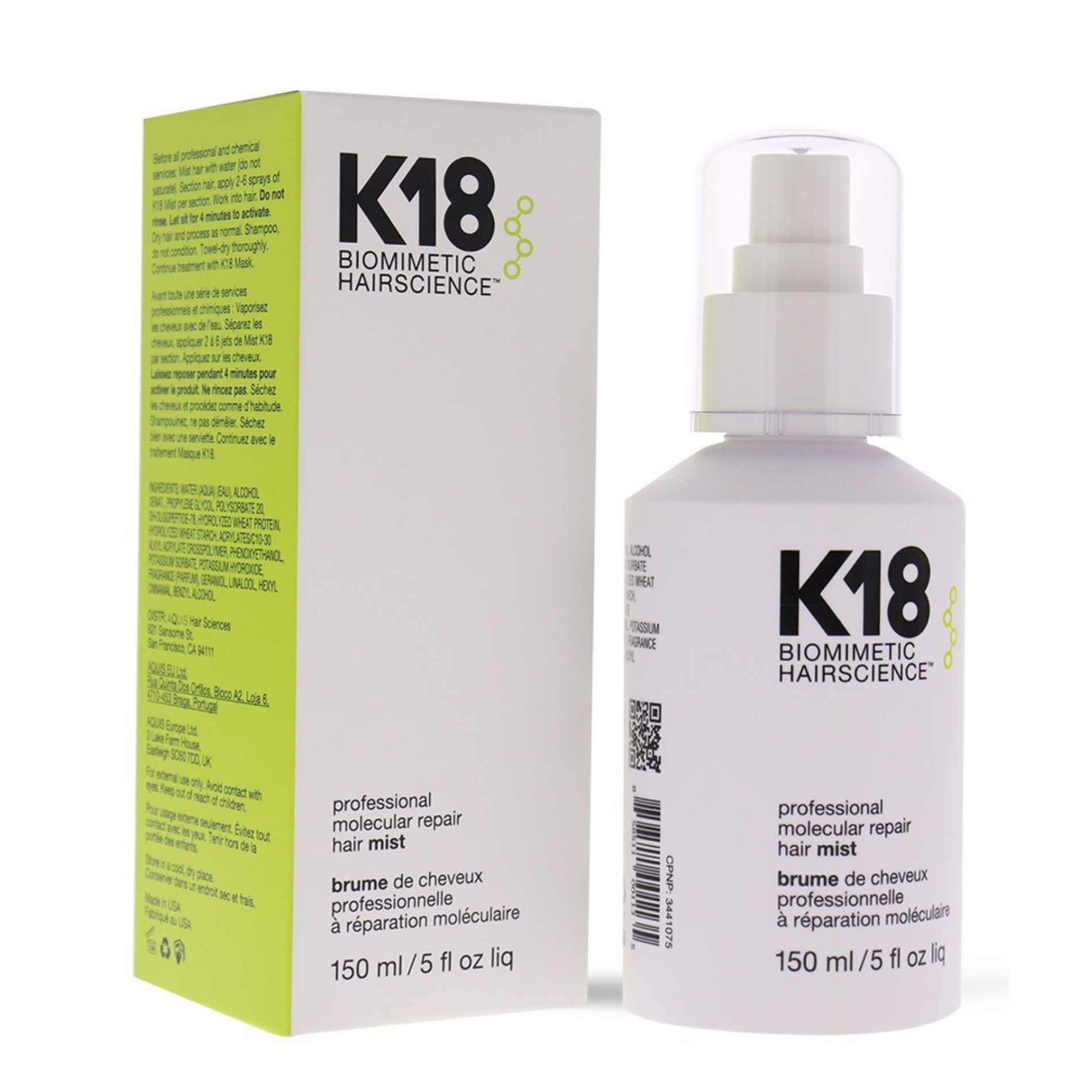 CT-17319_K18 Molecular Repair Hair Mist - 150 ml