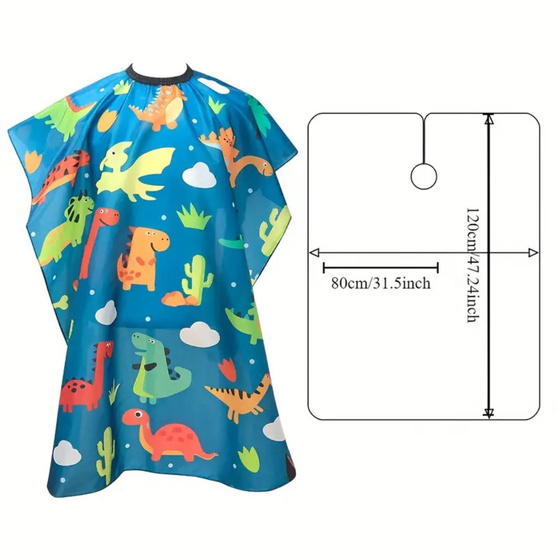 CT-18026_Jerbat Kinder Friseurumhang Dinosaurier Design