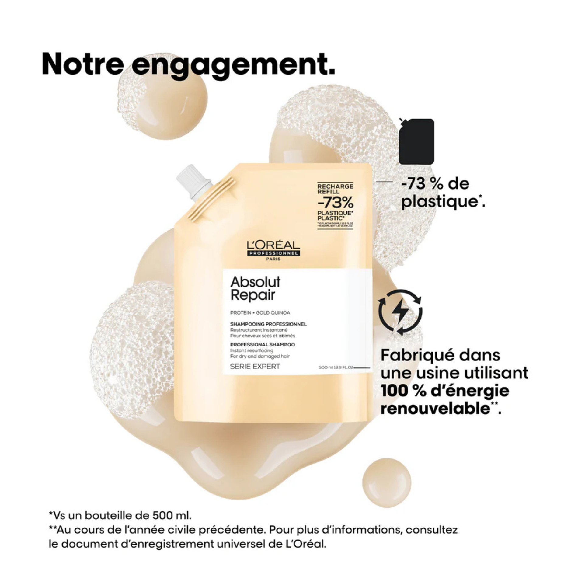 CT-17875_L'Oréal Professionnel Absolut Repair Shampoo Refill - 500 ml