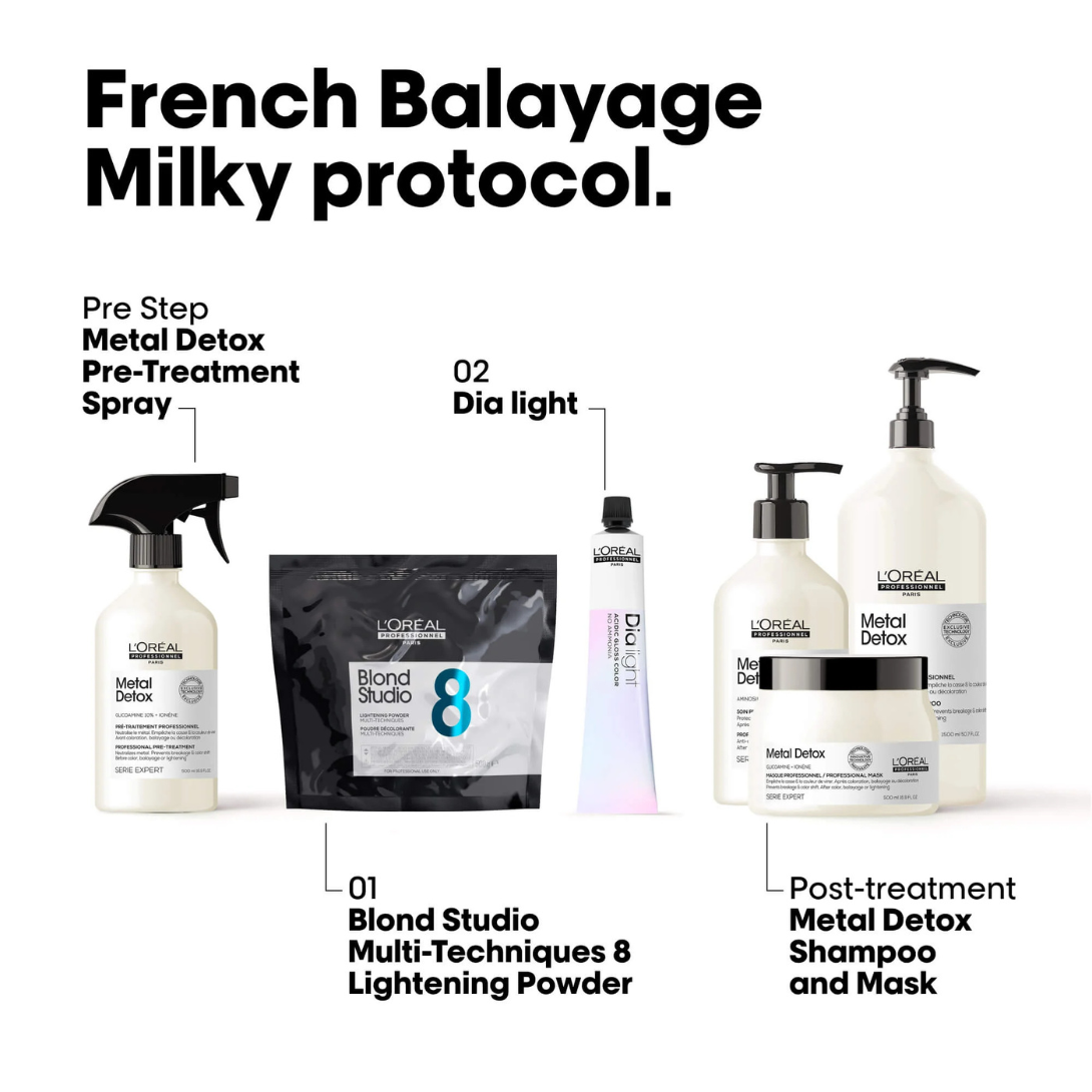 L'Oréal Professionnel Blond Studio Multi-technique 8 Levels Pulver - 500 g