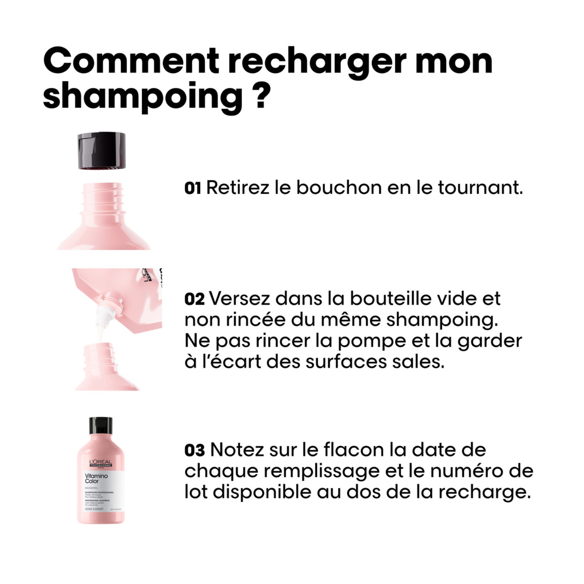 L'Oréal Professionnel Serie Expert Vitamino Color Shampoo Refil