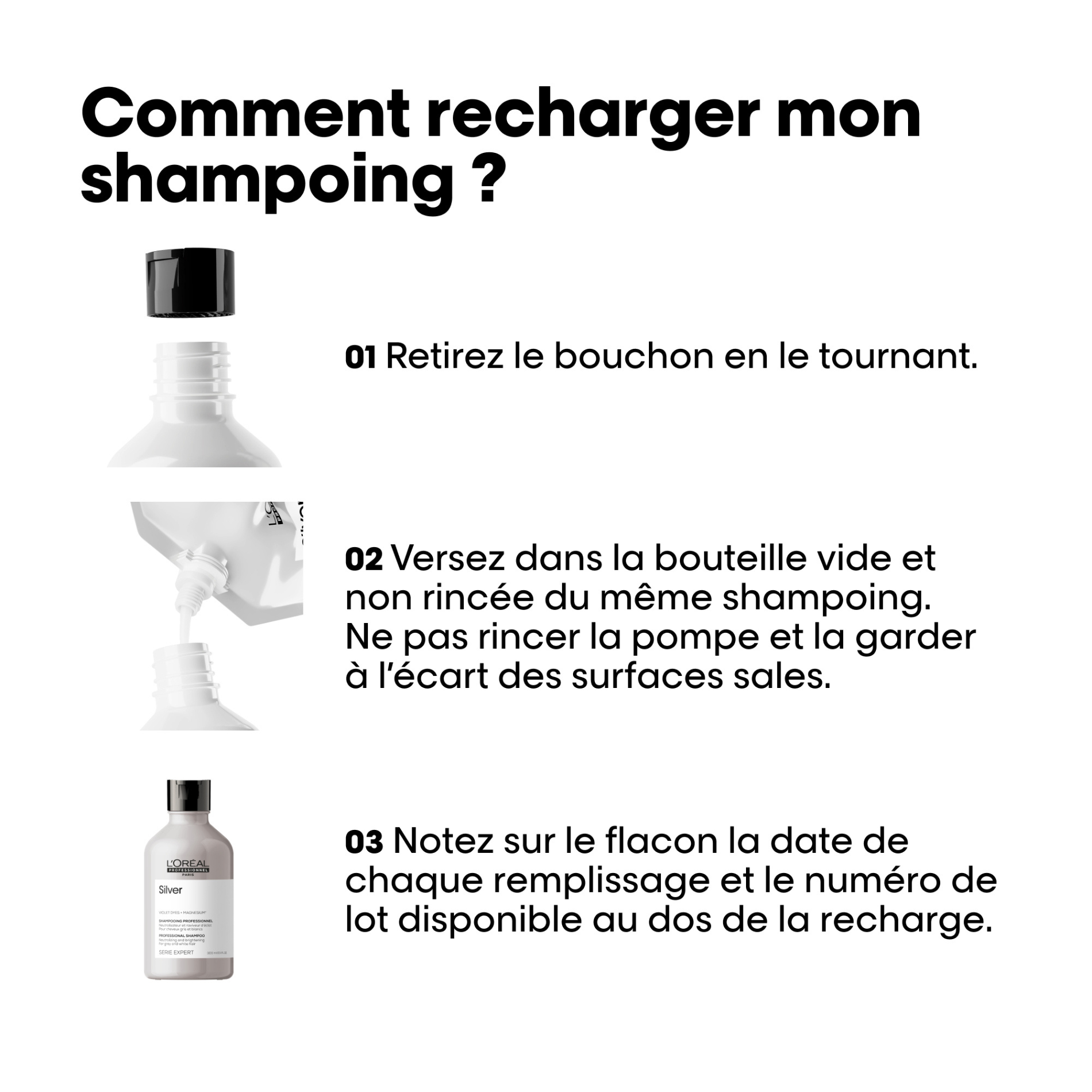 CT-17882_L'Oréal Professionnel Silver Shampoo Refill - 500 ml