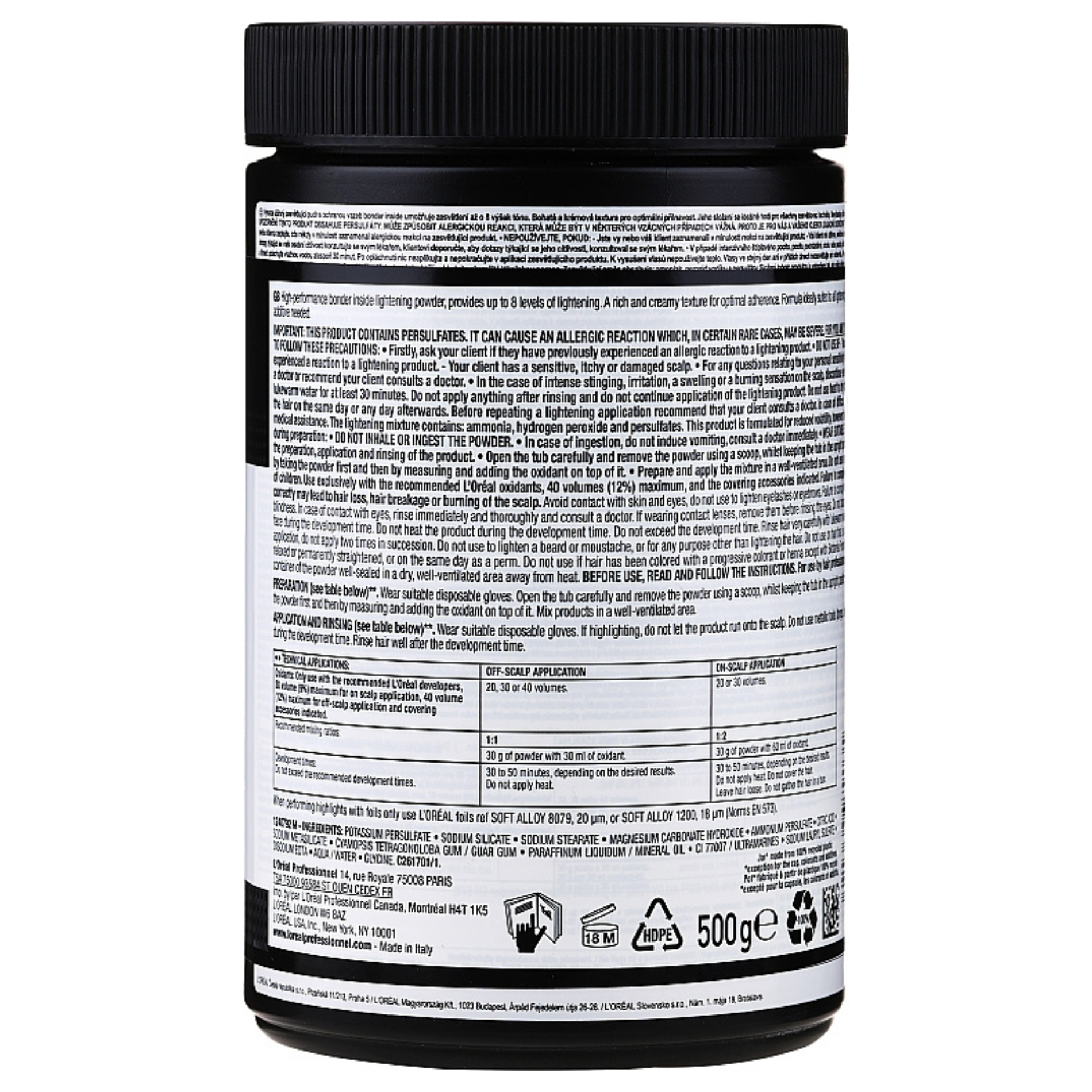 CT-14376_L'Oréal Professionnel Blond Studio 9 Bonder Inside Lightening Powder 500 ml