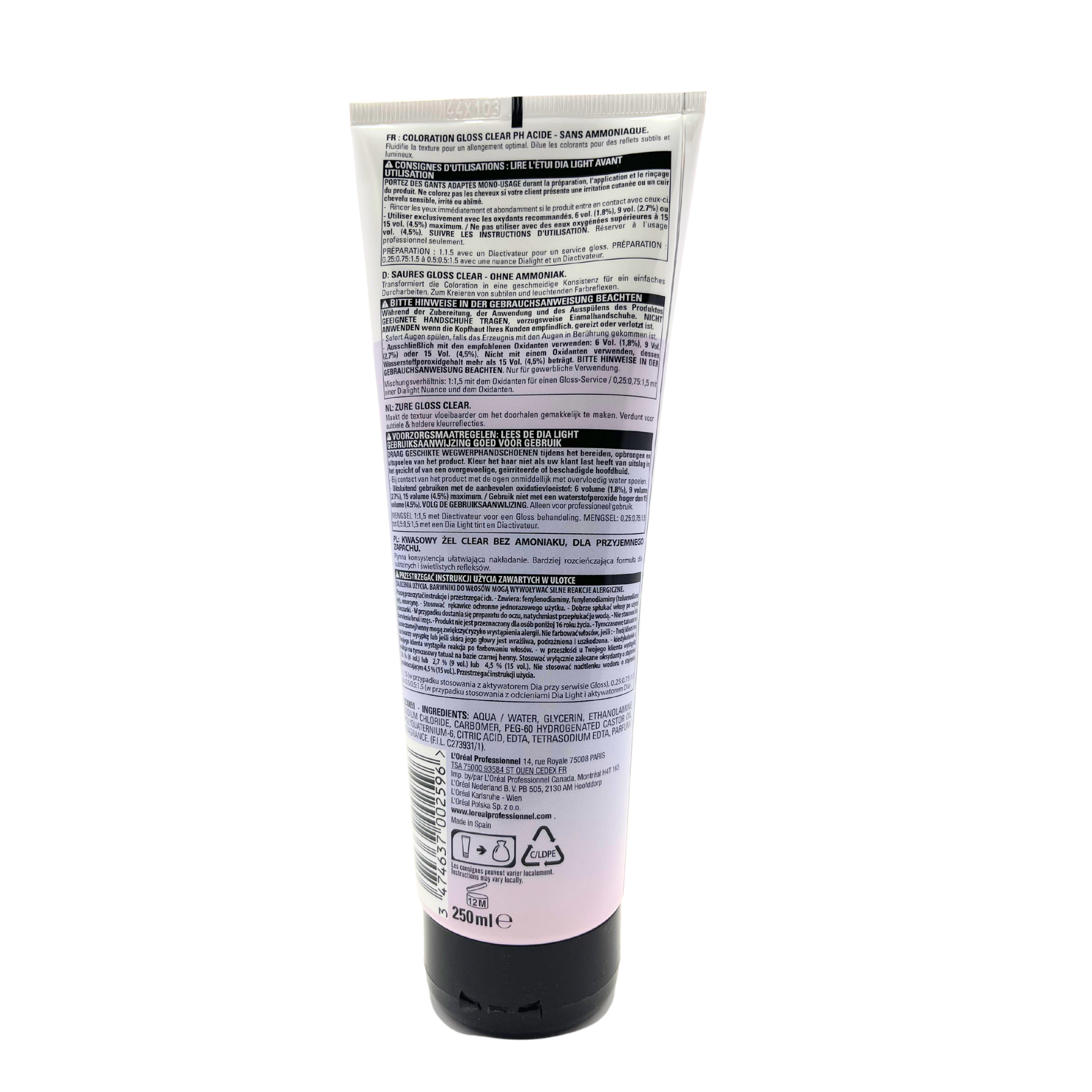 CT-16987_L'Oréal Professionnel Dialight clear - 250 ml