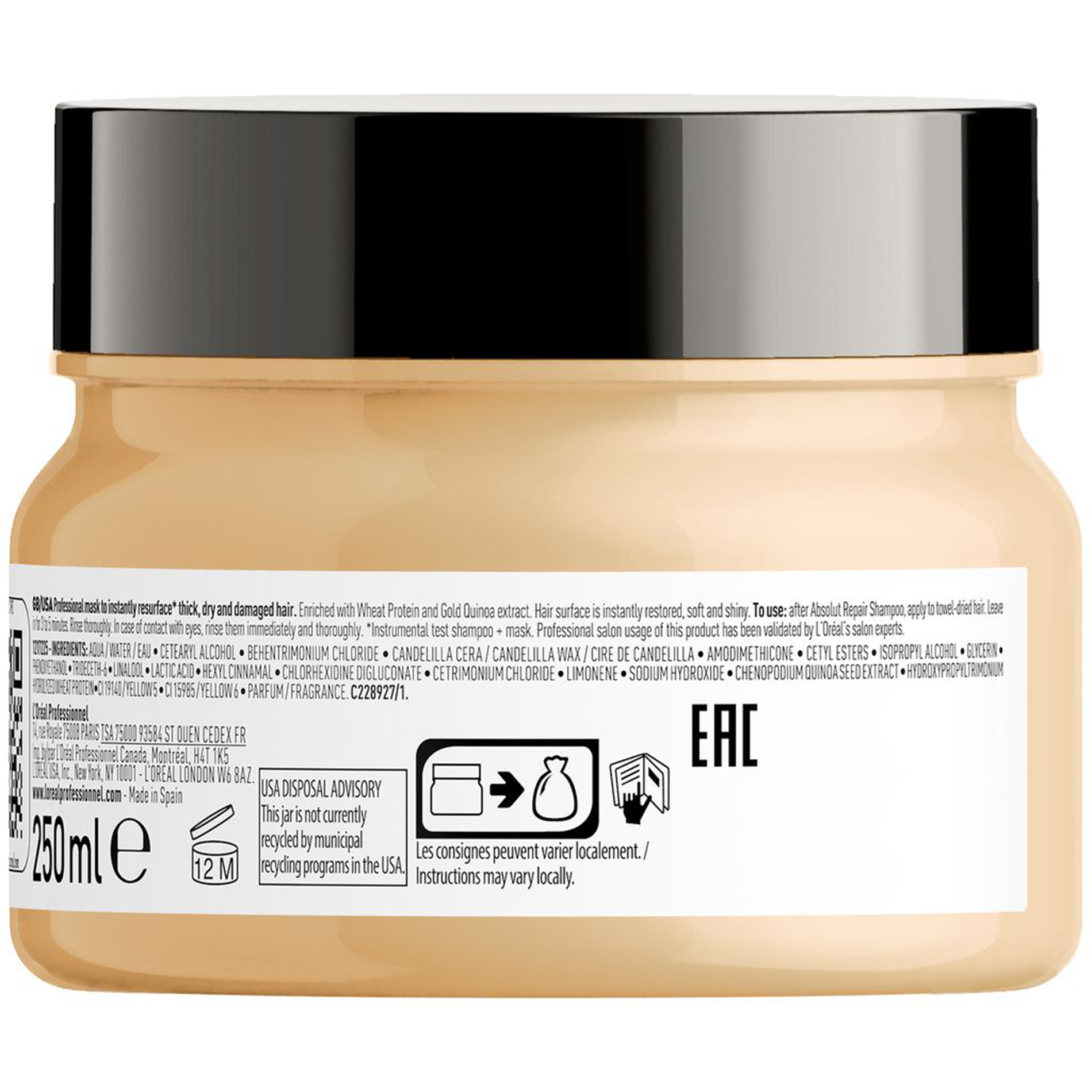 CT-14256_L'Oréal Professionnel Serie Expert Absolut Repair Maske back 250 ml