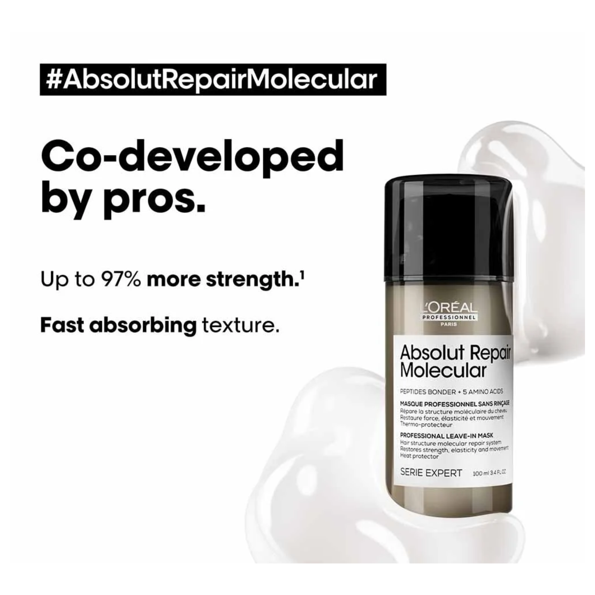 L'Oréal Professionnel Serie Expert Absolut Repair Molecular Leave in Mask - 100 ml