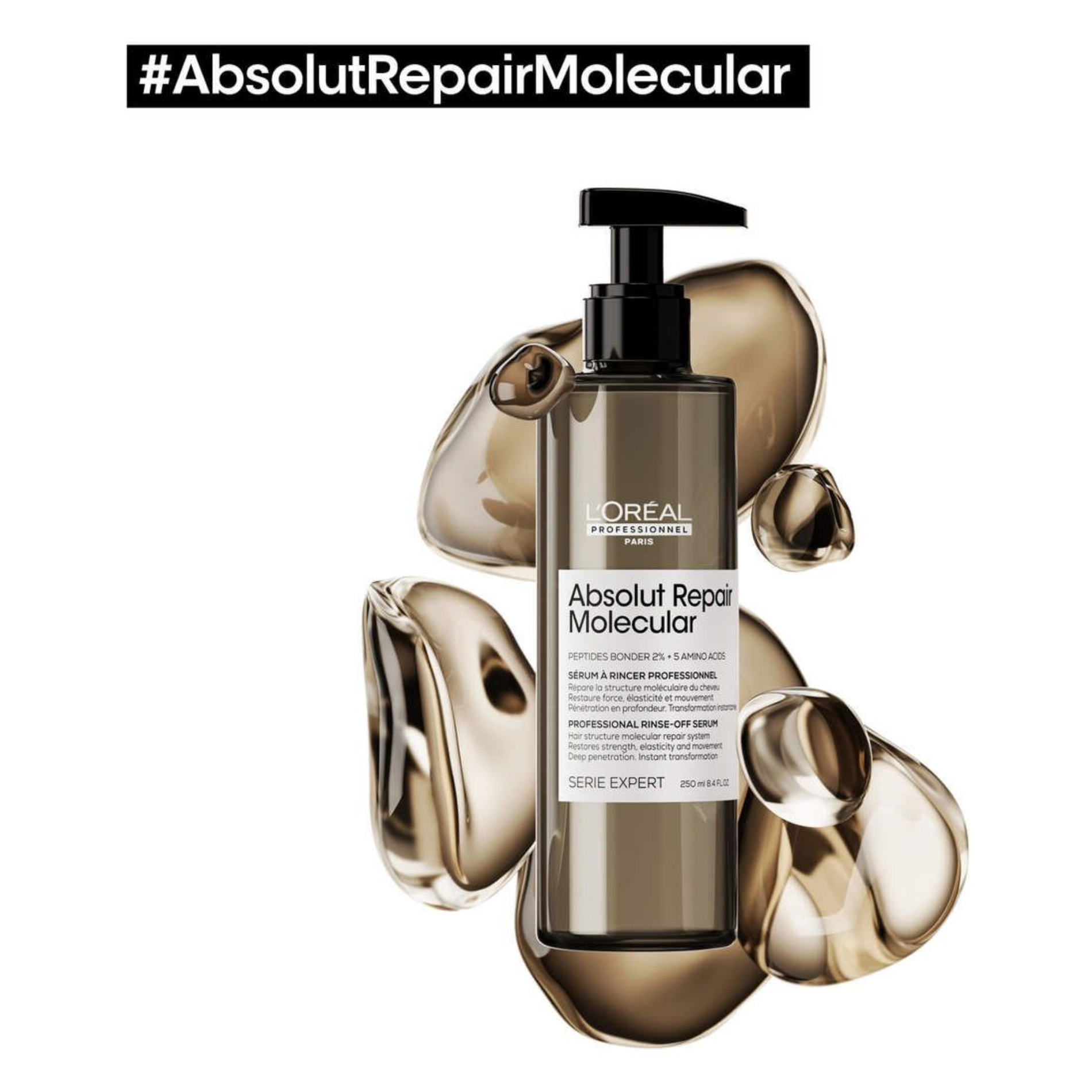 CT-17154_L'Oréal Professionnel Serie Expert Absolut Repair Molecular Rinse-Off Serum - 250 ml