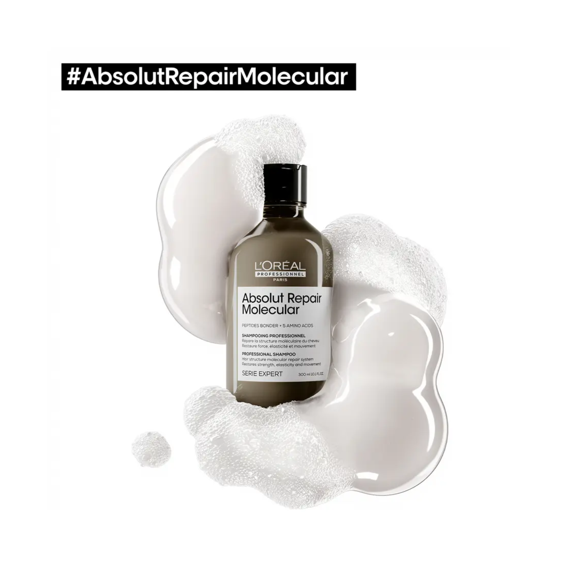 L'Oréal Professionnel Serie Expert Absolut Repair Molecular Shampoo - 300 ml