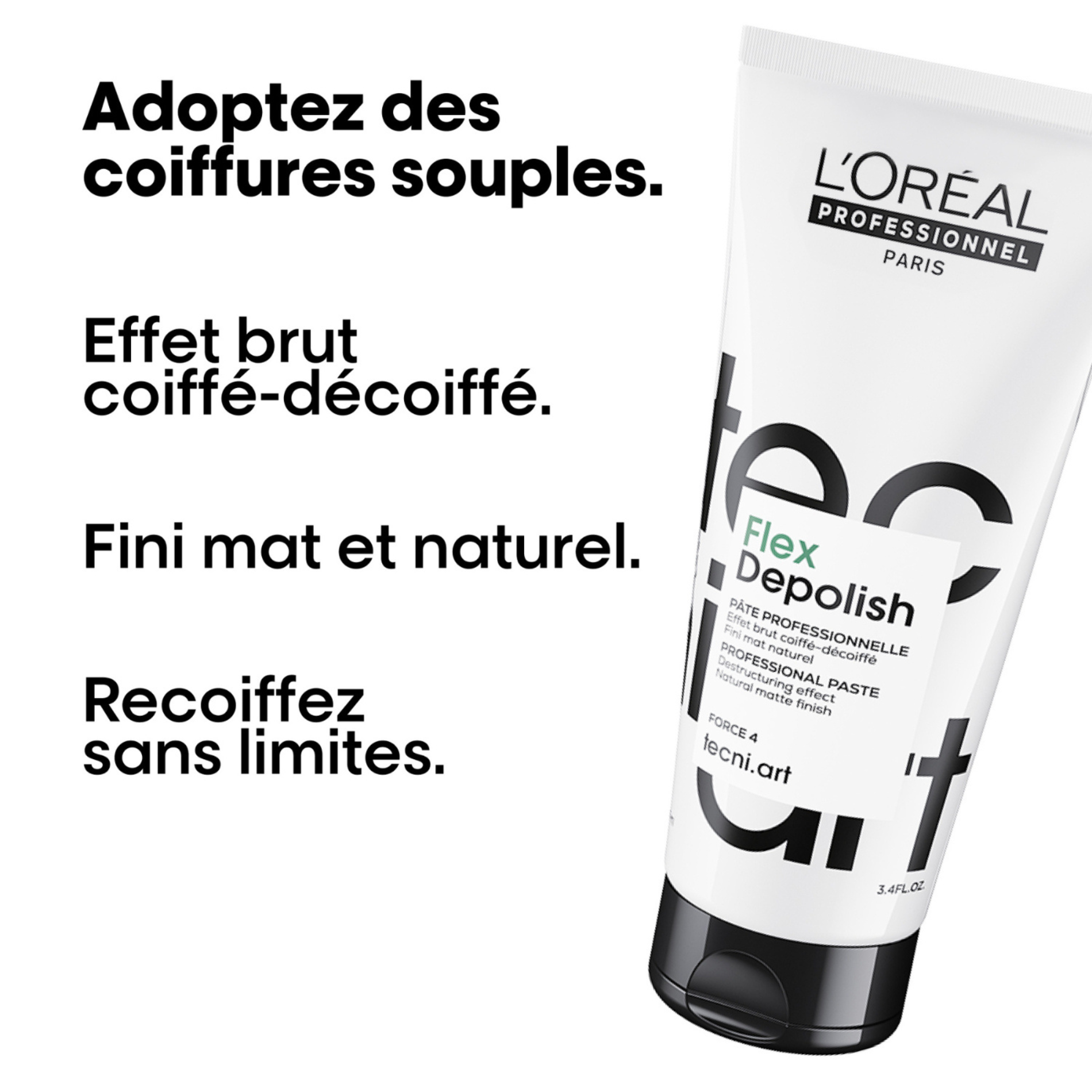 CT-11395_L'Oréal Professionnel Tecni Art Depolish Destrukturierende Paste Force 4 - 100 ml