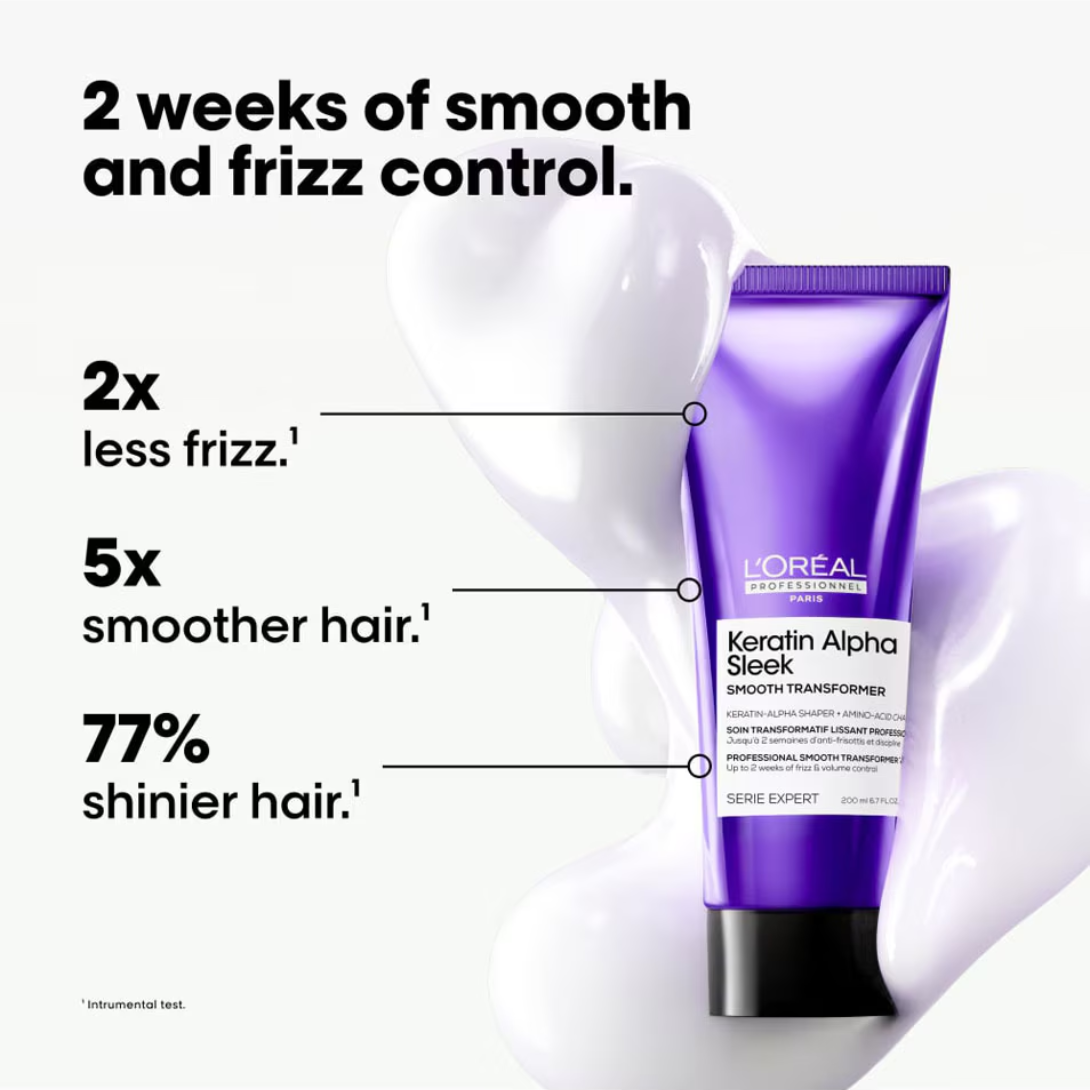 L'Oreal Professionnel Keratin Alpha Sleek Smooth Transformer Treatment
