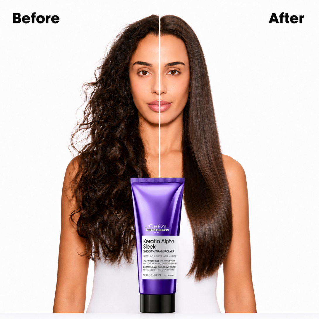 L'Oreal Professionnel Keratin Alpha Sleek Smooth Transformer Treatment