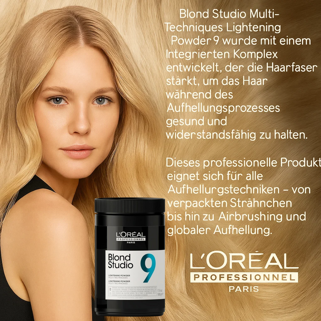 L'Oréal Professionnel  Multi Technik Blondierungspulver 500g