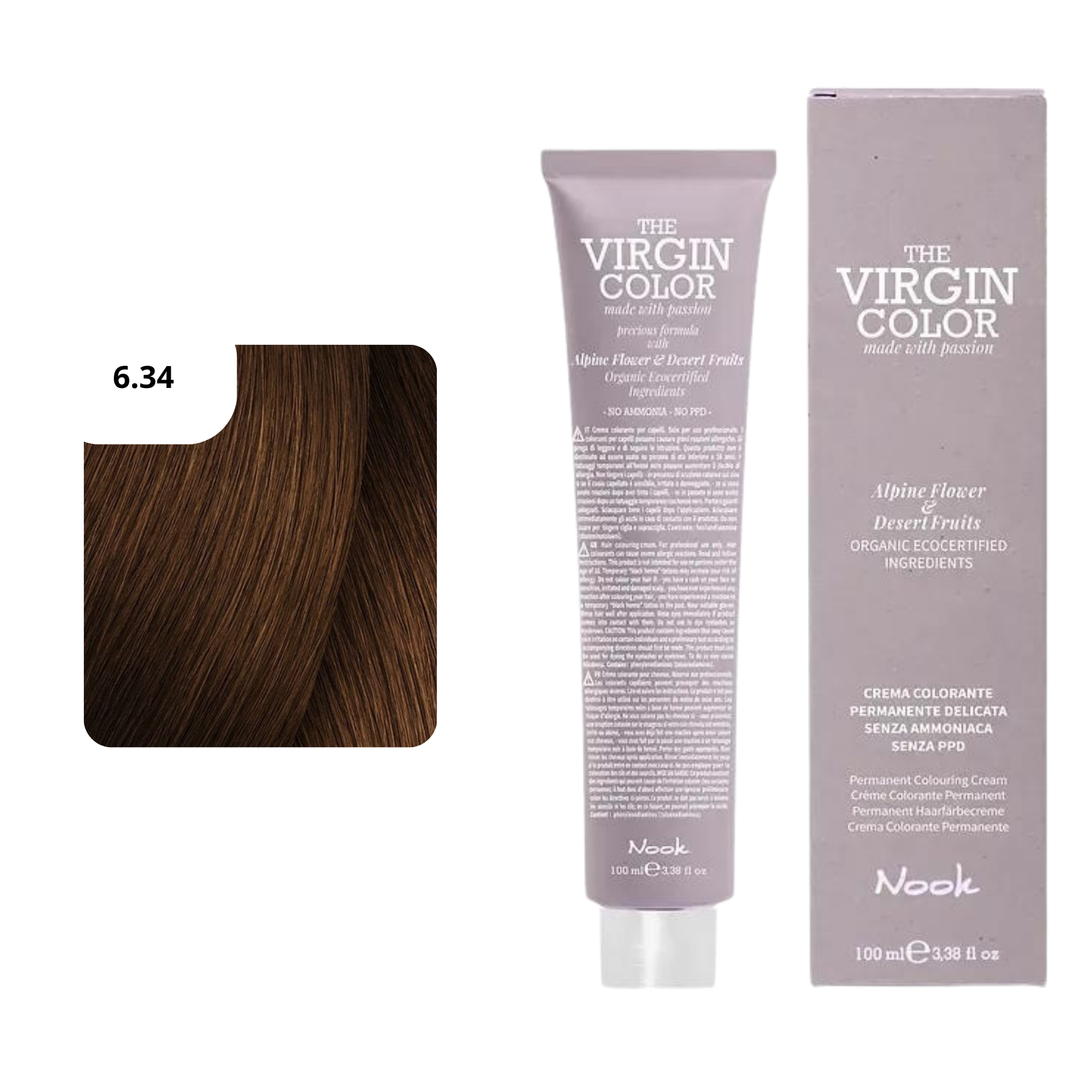 CT-17463_Nook Virgin Color Haarfarbe 6.34 - Dunkelblond gold-kupferfarben 100 ml