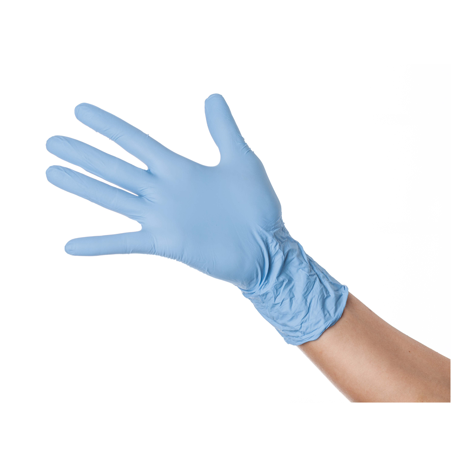 CT-17460_Premium Textile puderfreie Nitrilhandschuhe -100 Stück