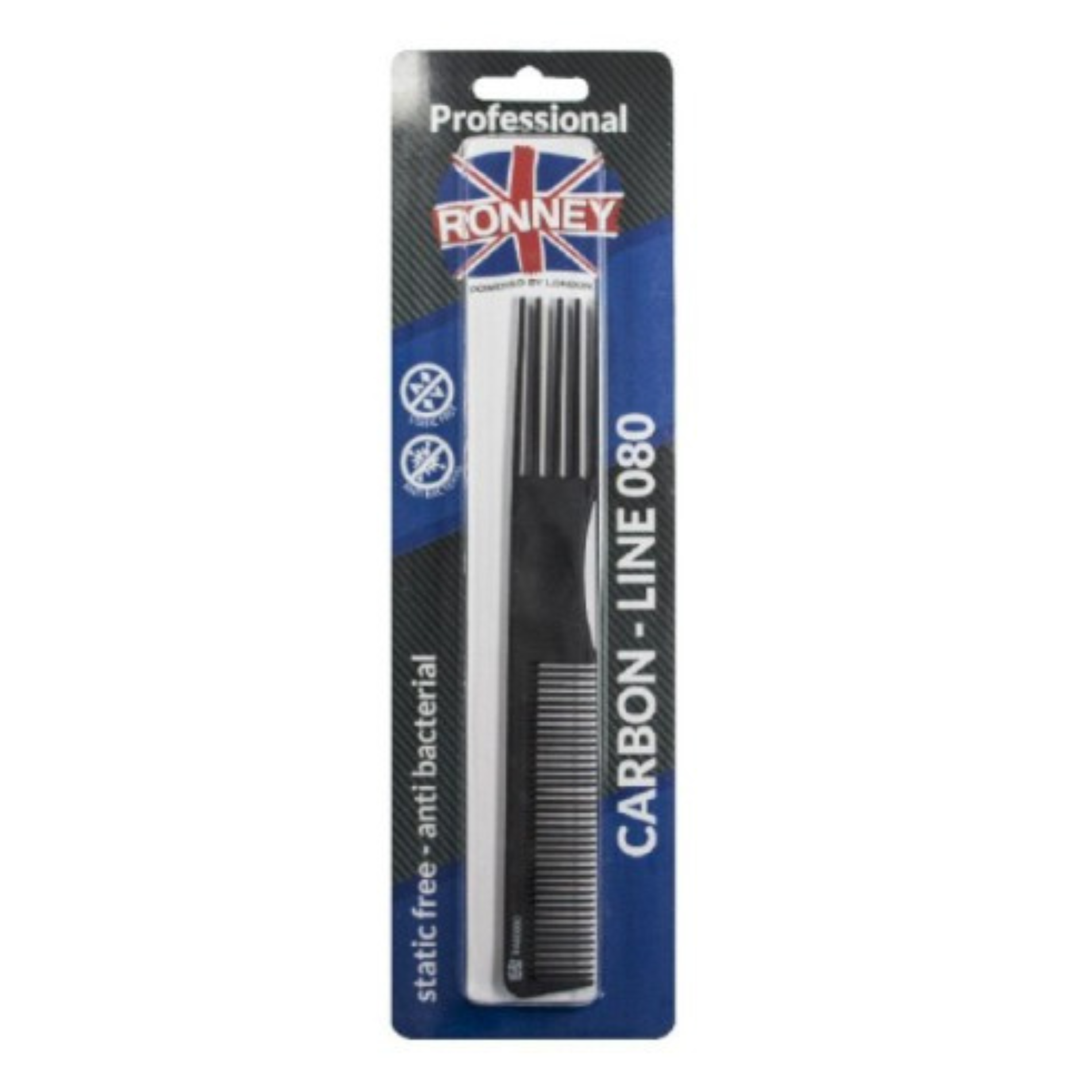 Ronney Professional Carbon Line Kamm 190 mm 080