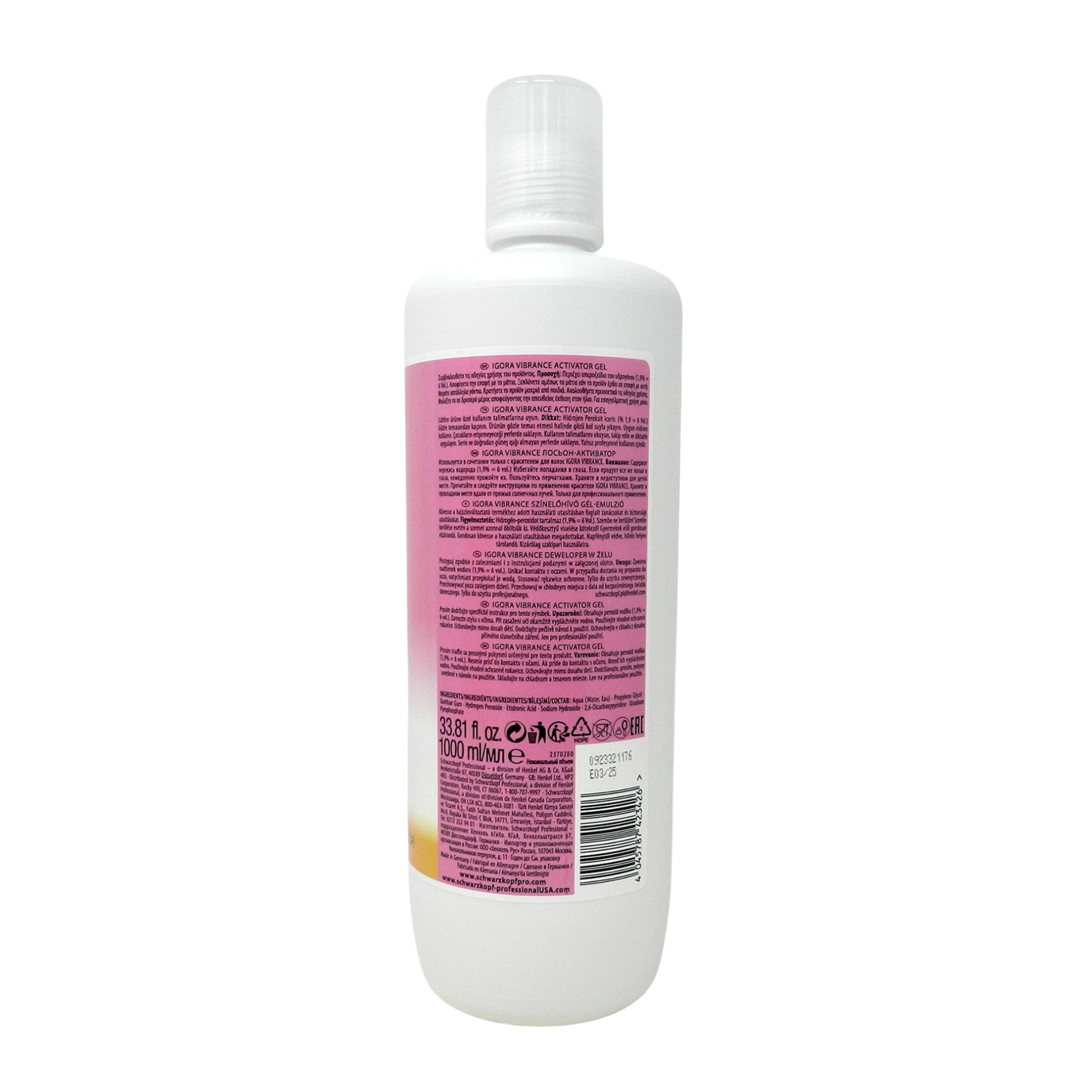 CT-11101.1_Schwarzkopf Professional IGORA VIBRANCE Aktivator-Gel 1,9% / 6 Vol