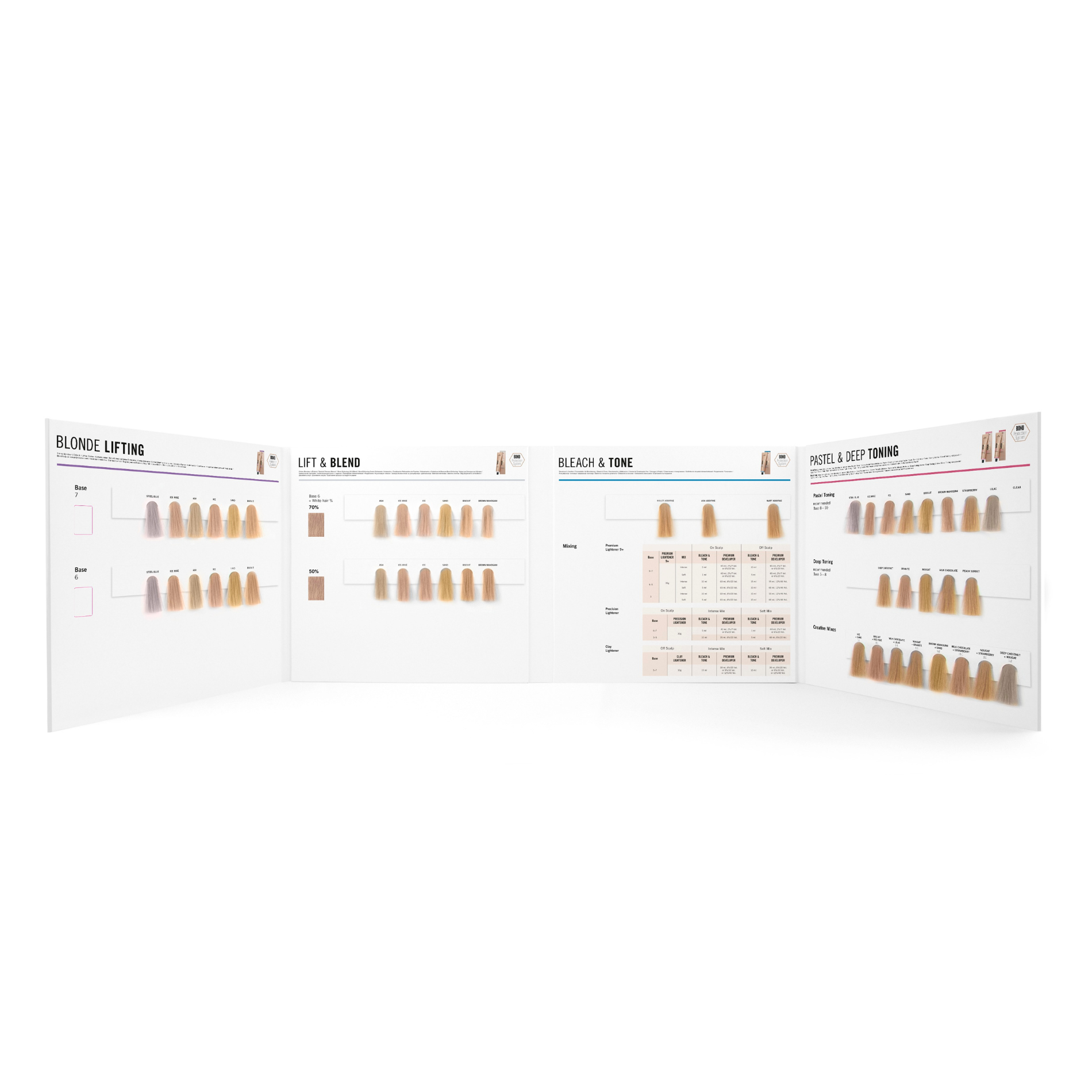 CT-16002_Schwarzkopf Professional Color Chart BLONDME  03/23