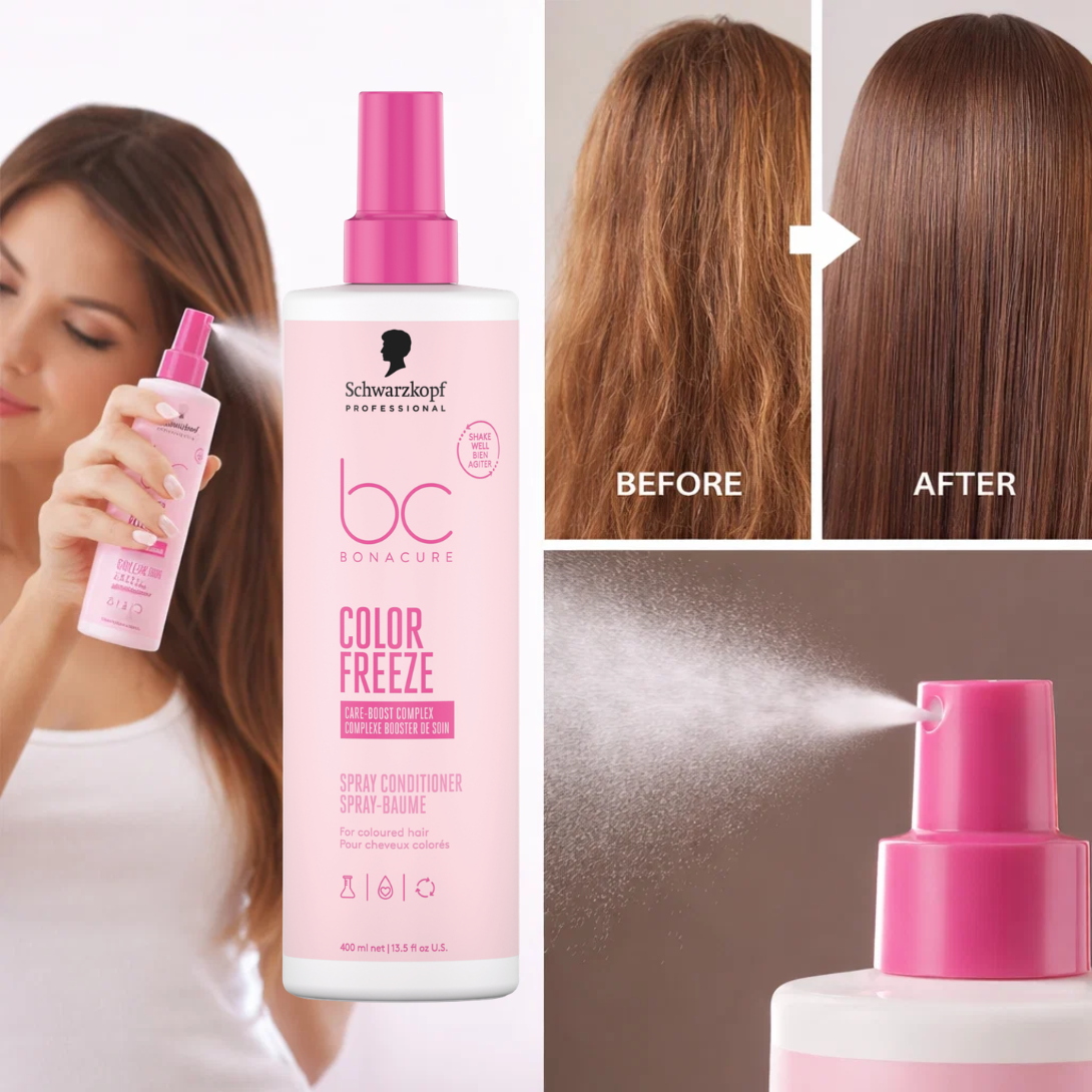 Schwarzkopf Professional BC Bonacure Color Freeze Spray Conditioner Care-Boost Complex