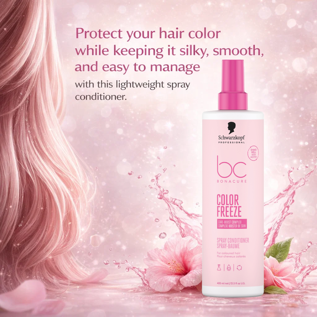 Schwarzkopf Professional BC Bonacure Color Freeze Spray Après-shampoing Care-Boost Complex