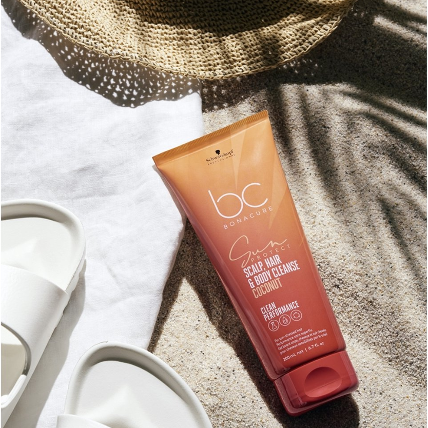 Schwarzkopf Professional BC Sun Protect 3-in-1 Scalp, Hair & Body Cleanse