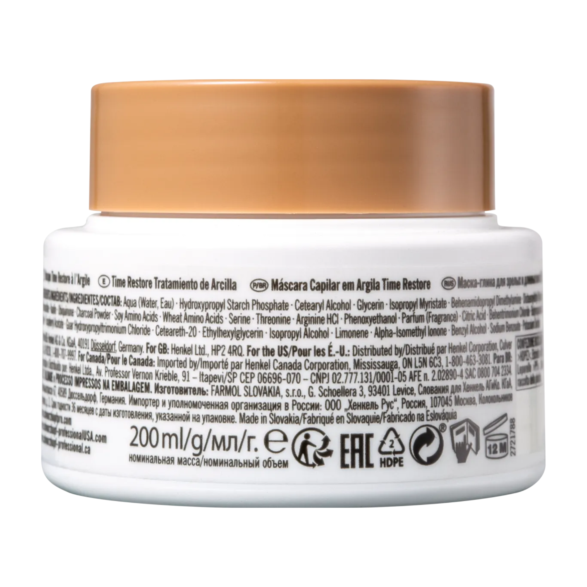 CT-14295_Schwarzkopf Professional BC Bonacure Time Restore Clay Treatment - 200 ml